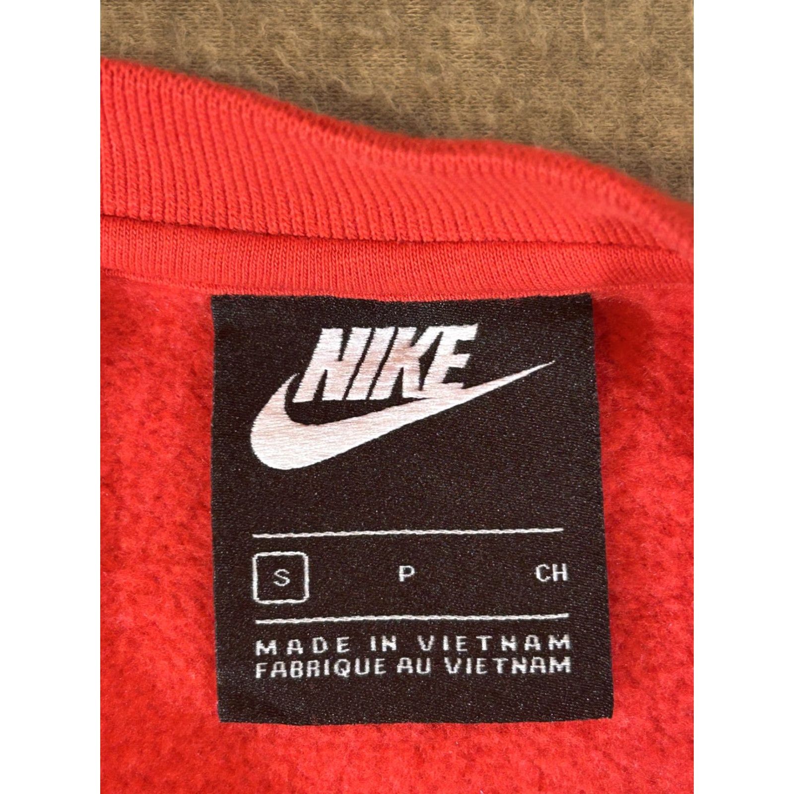 Nike Nike Sportswear Club Fleece Sweatshirt Mens Small Red Swoosh Logo Crewneck Pullover Regular Fit Size US S / EU 44-46 / 1 - 7 Thumbnail