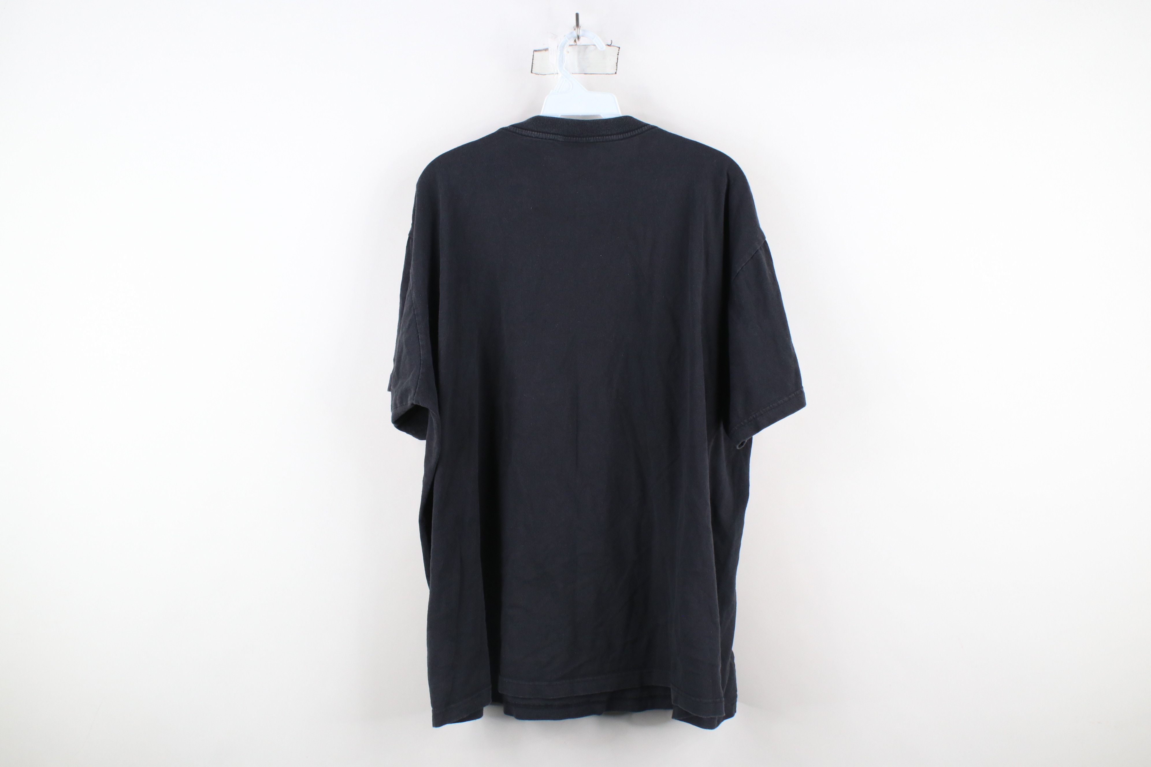 Vintage Vintage 90s Streetwear Short Sleeve T-Shirt Black Cotton Size US XL / EU 56 / 4 - 9 Thumbnail