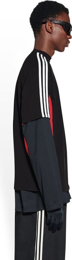 Adidas × Balenciaga o1srvl11e0424 Balenciaga / Adidas T-Shirt in Black/White/Red Size US S / EU 44-46 / 1 - 5 Thumbnail