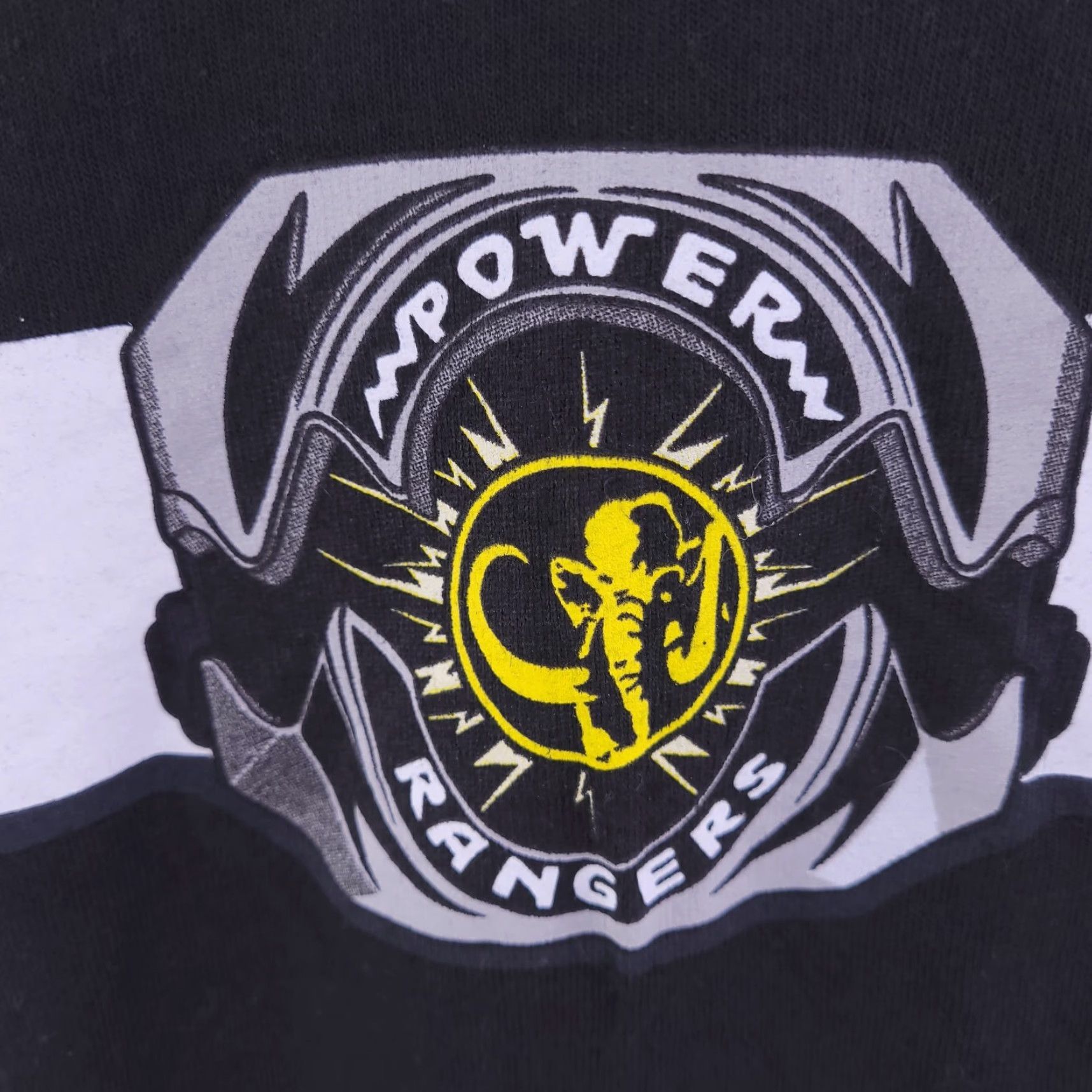 Vintage Power Rangers Shirt Mens 2XL Black Short Sleeve Mighty Morphin Size US XXL / EU 58 / 5 - 2 Thumbnail
