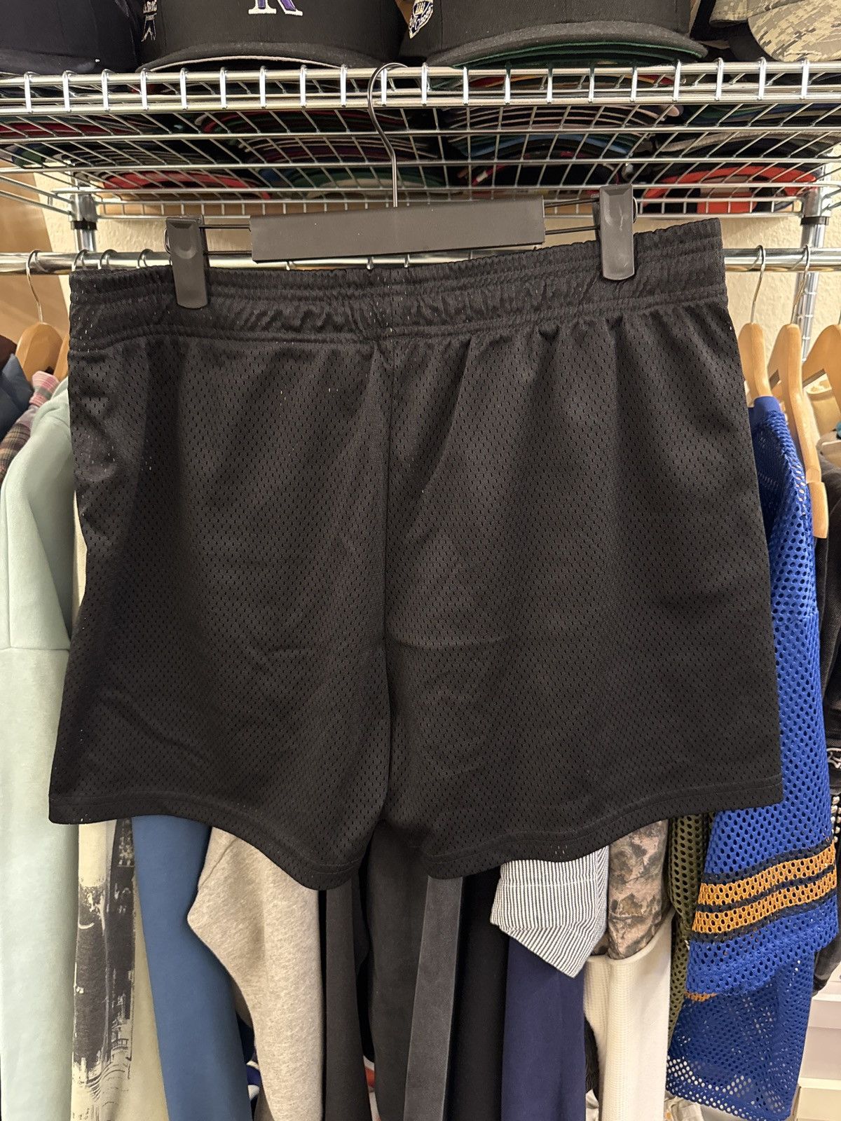 Be You Black Mesh Shorts