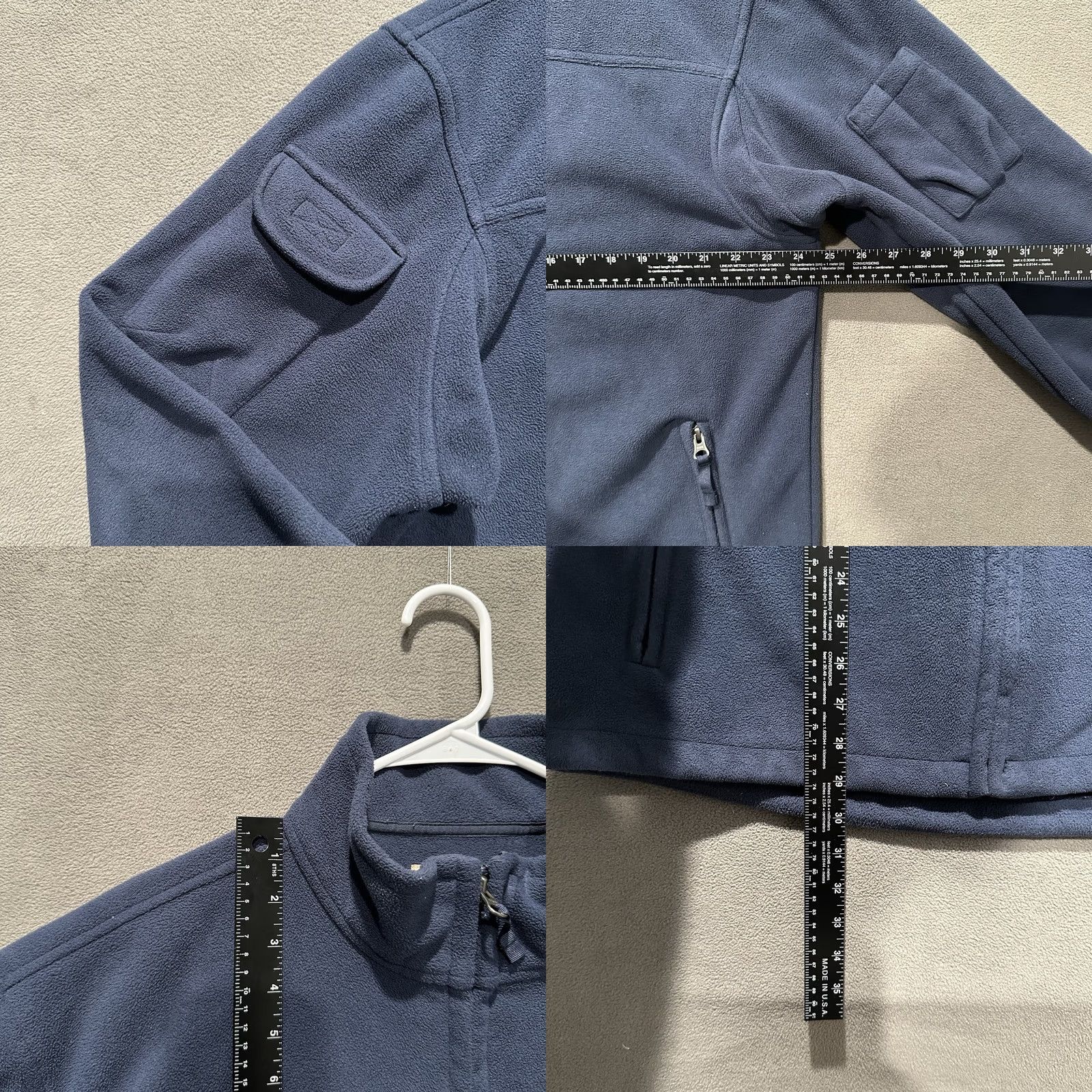 Vintage Duluth Shoreman's Jacket Mens Large Blue Fleece Full Zip Windproof Outdoor GUC Size US L / EU 52-54 / 3 - 8 Thumbnail