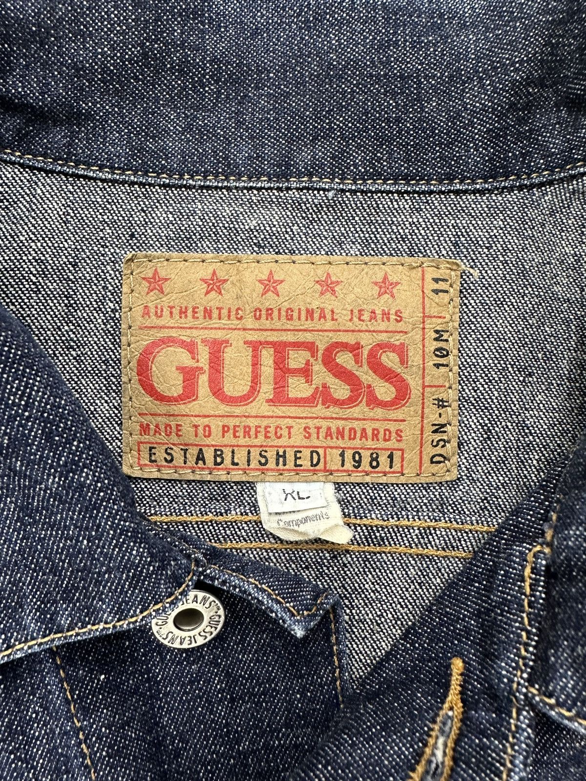 Guess VTG Guess Denim Jacket Size US XL / EU 56 / 4 - 3 Thumbnail