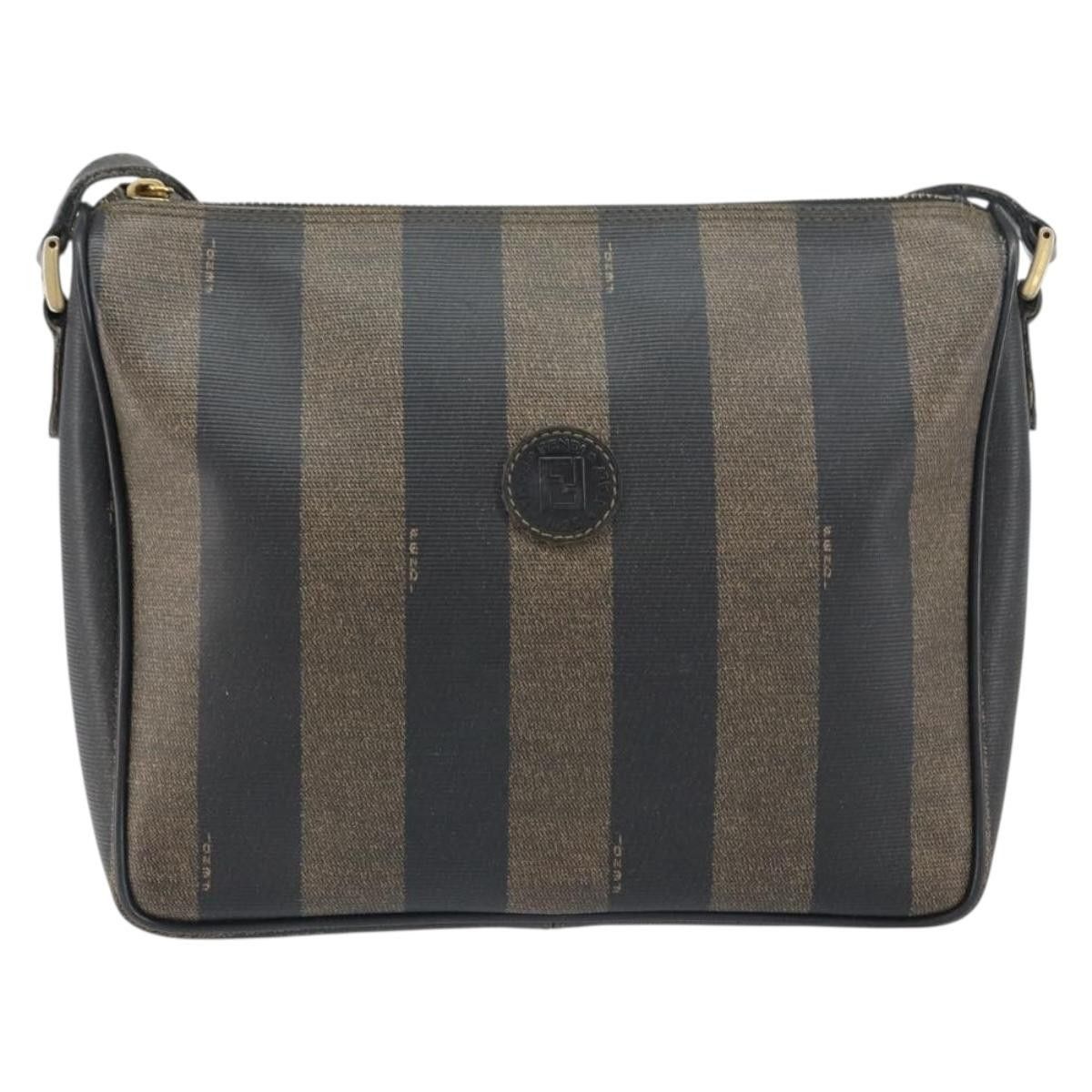 Fendi Vintage Pequin Shoulder bag Pequin