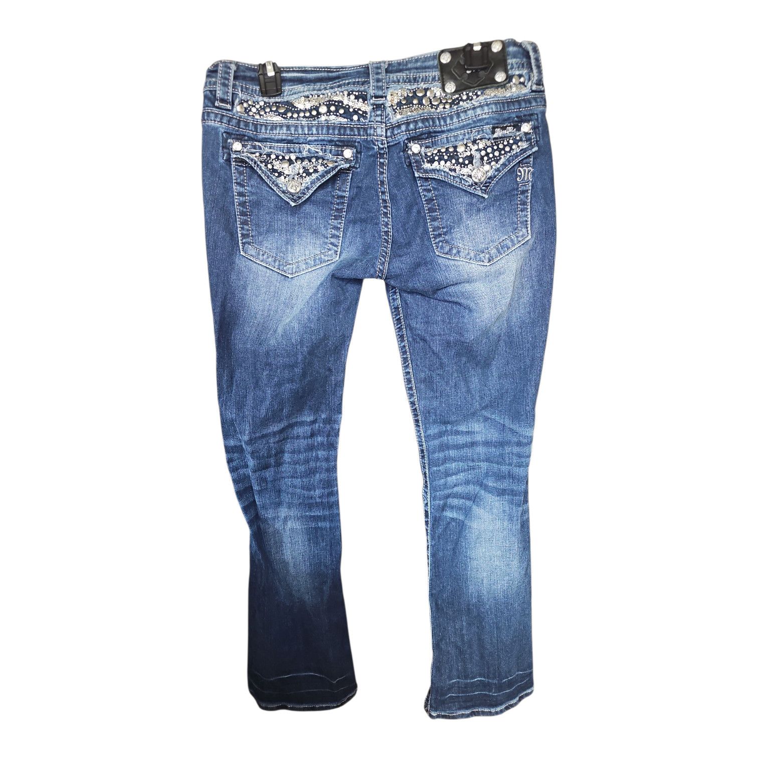 Miss Me Miss Me Signature Rise Boot Jeans Size 32 Size 32" / US 10 / IT 46 - 3 Thumbnail