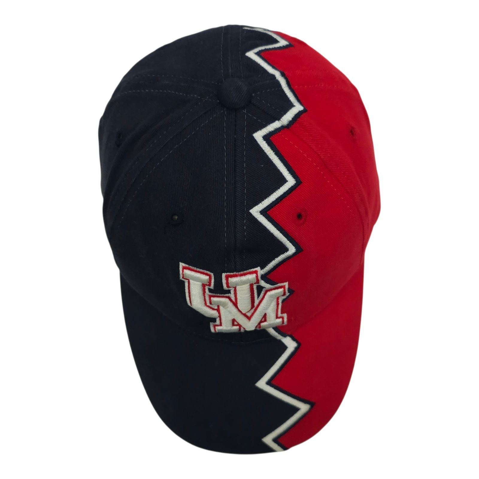 Starter Starter Ole Miss Rebels Hat Split Zig Zag OSFM Cap Y2K Shark Size ONE SIZE - 7 Thumbnail