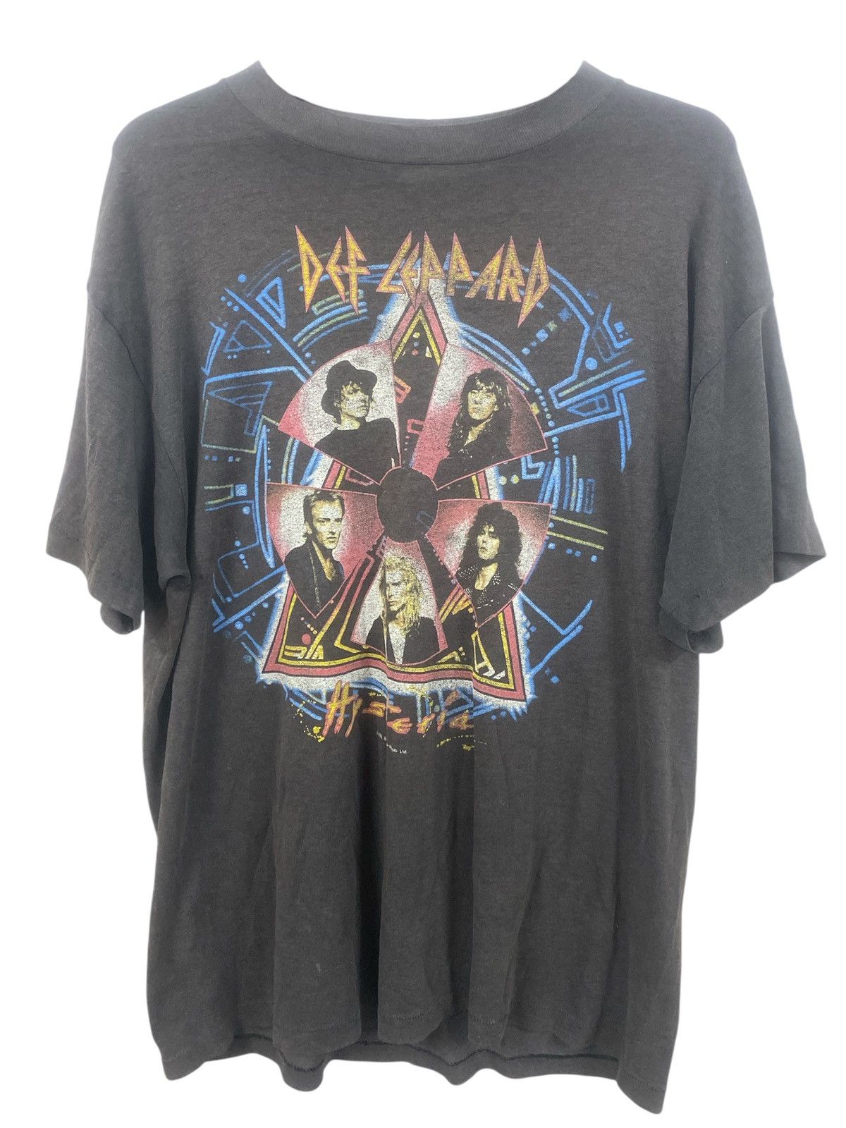 Band Tees Vintage Def Leapard 80s Hysteria Size US L / EU 52-54 / 3 - 1 Thumbnail