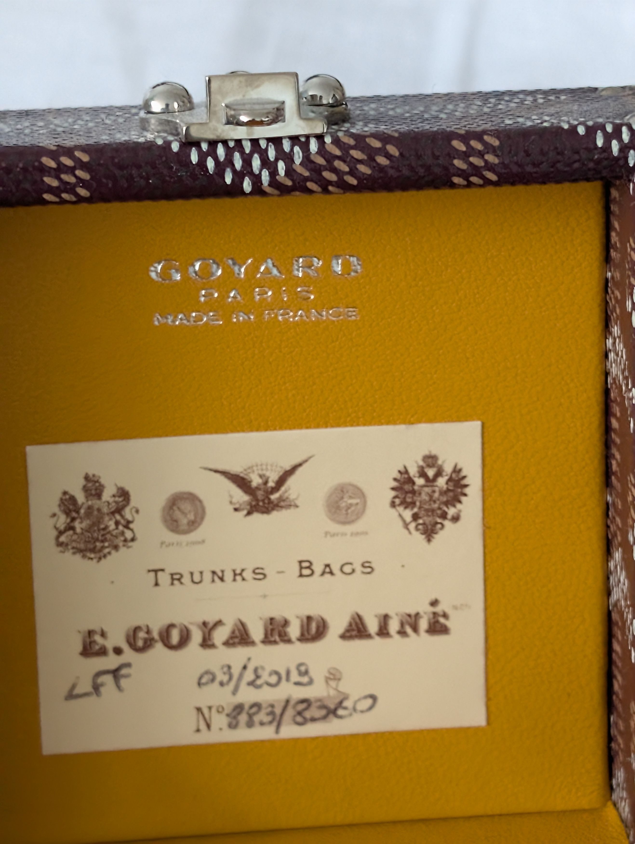 Goyard Regence Burgundy Ring Box Size ONE SIZE - 4 Thumbnail
