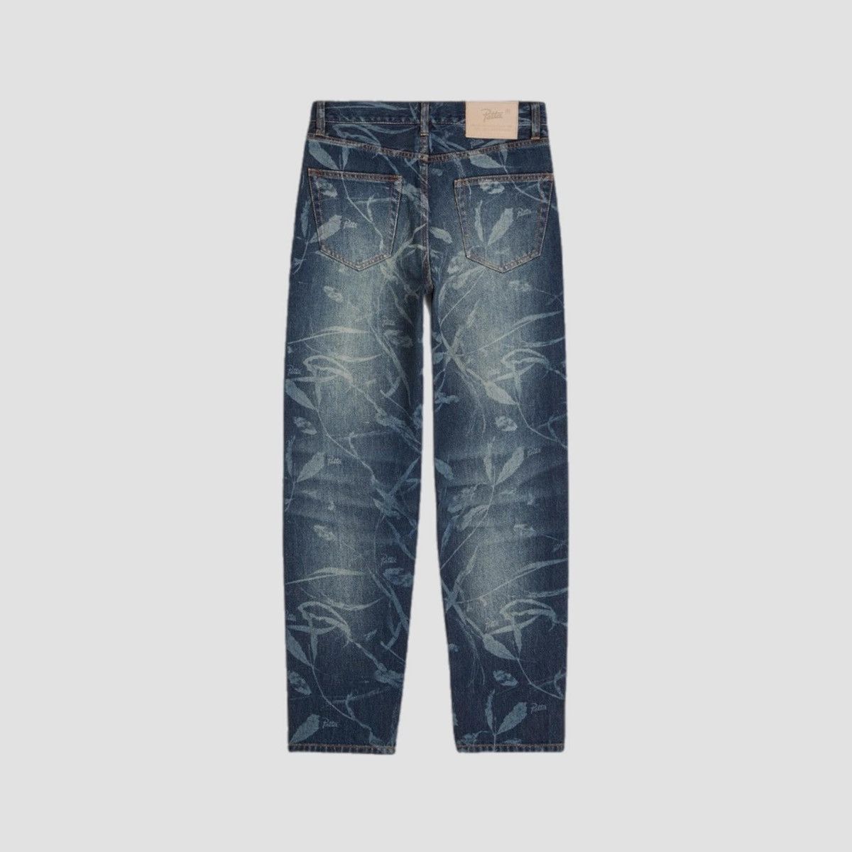 Patta Patta Leaves Laser Print Denim Jeans Size US 30 / EU 46 - 2 Thumbnail