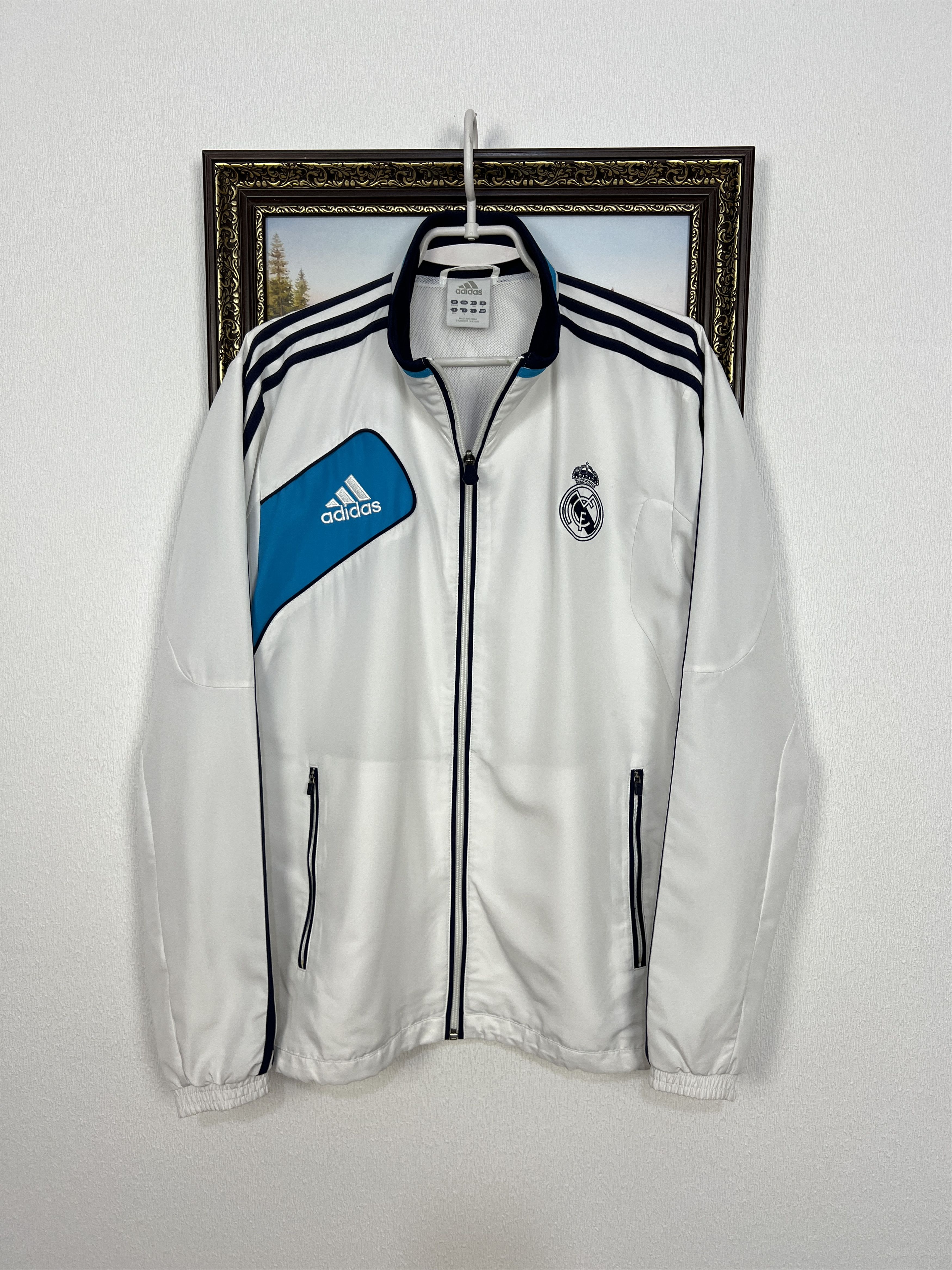 Question Papers Real Madrid Hoodie Herren Vintage Adidas Real