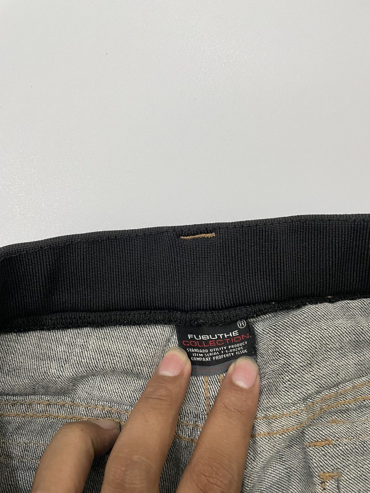 Fubu Y2k Baggy fubu poem denim pants Size US 31 - 5 Thumbnail