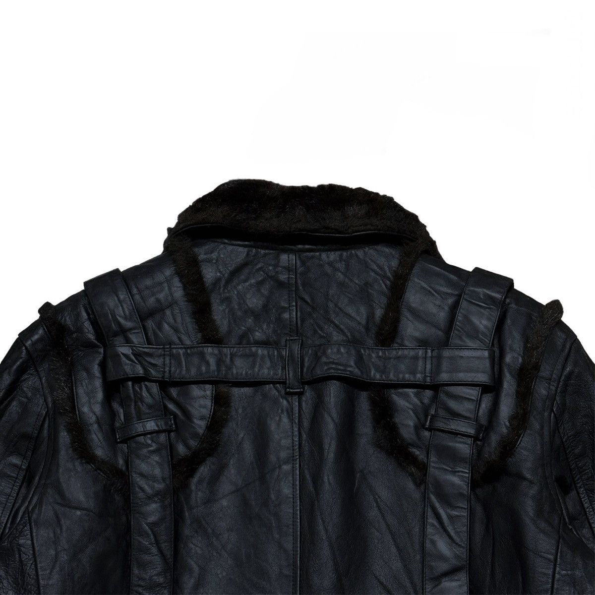 Yoshiyuki Konishi 1990 Yoshiyuki Konishi Ficce Uomo Leather Jacket Size US XL / EU 56 / 4 - 6 Thumbnail