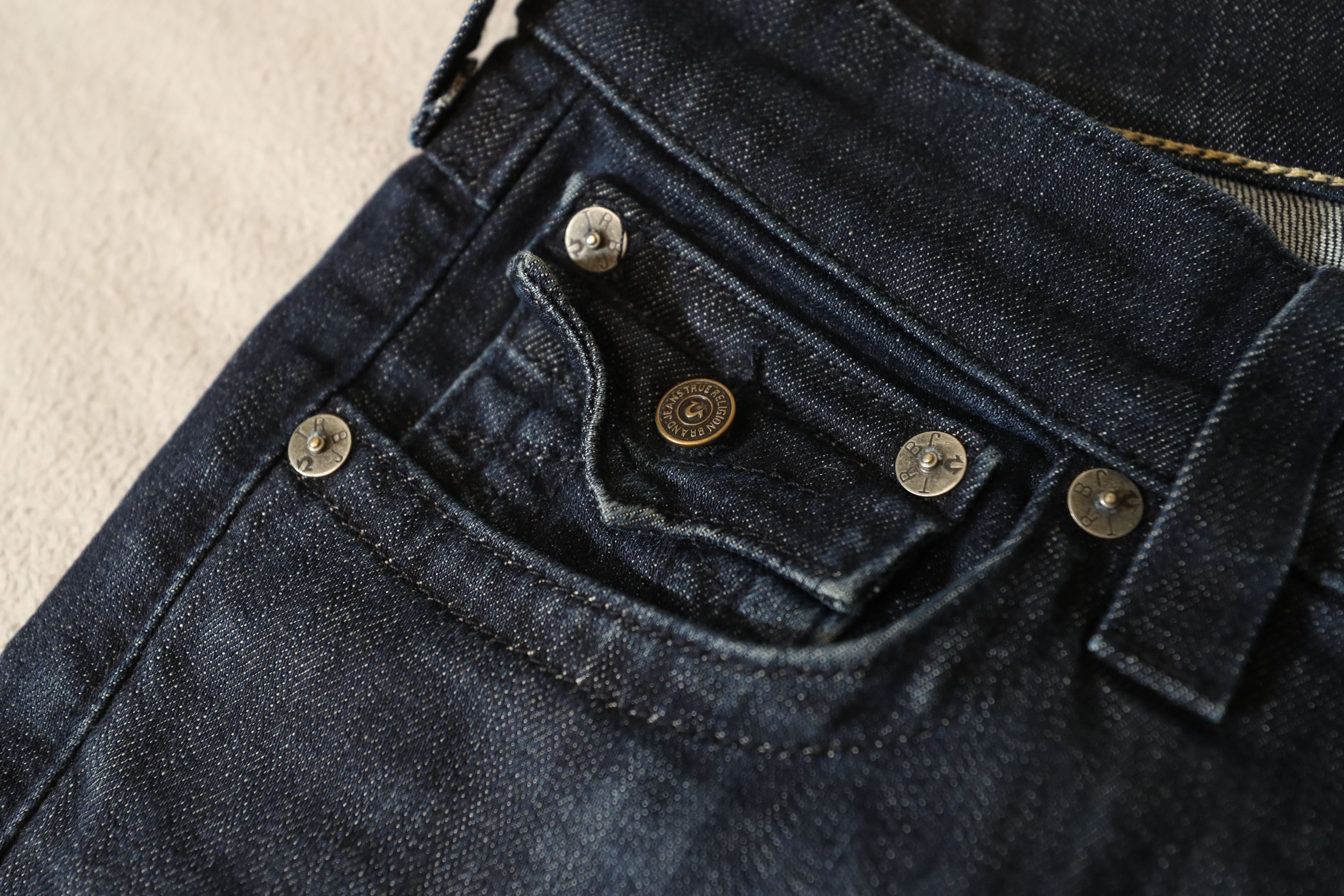 True Religion True Religion Ricky Relaxed Straight Jeans (30) Size US 30 / EU 46 - 5 Thumbnail
