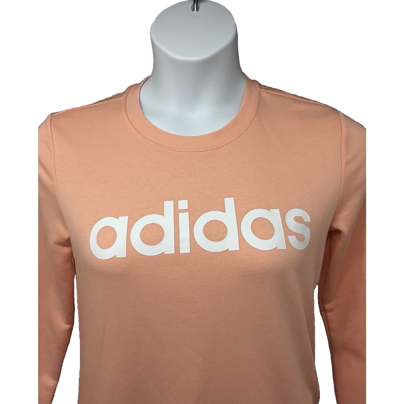 Adidas ADIDAS Spell Out Peach Pullover Graphic Sweatshirt Small New Size S / US 4 / IT 40 - 4 Thumbnail