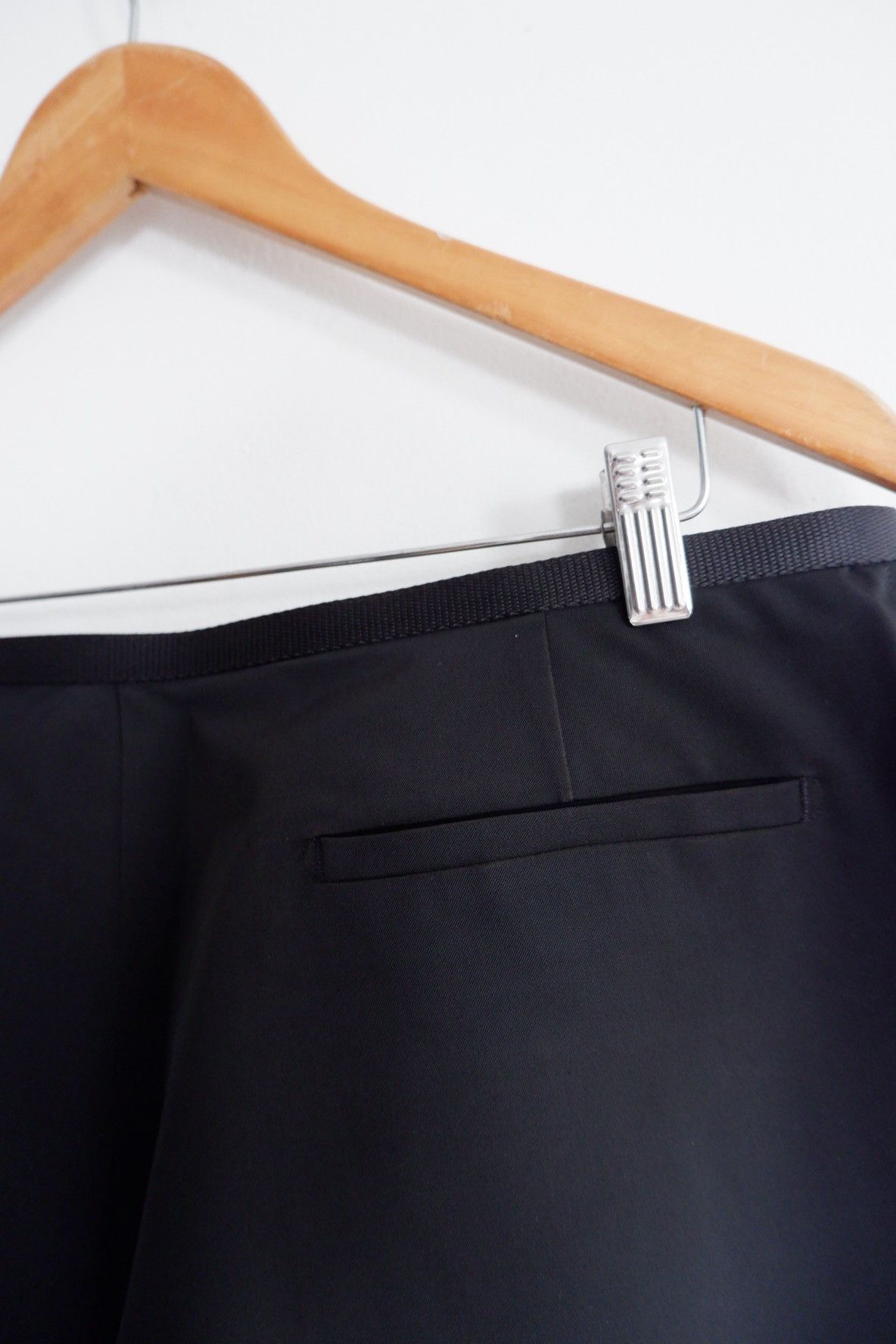 Prada PRADA Nylon Gabardine Cropped Belted Zipper Leg Pants Size US 34 / EU 50 - 8 Thumbnail
