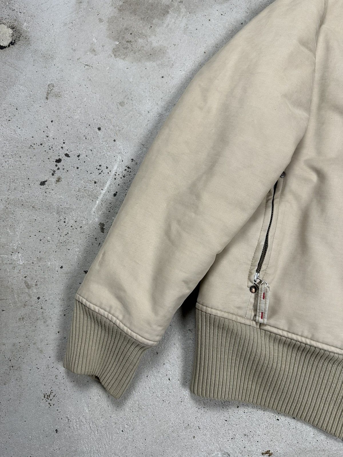 Vintage Vintage Y2K Carhartt Style Beige Workwear Detroit Jacket Size US L / EU 52-54 / 3 - 3 Thumbnail