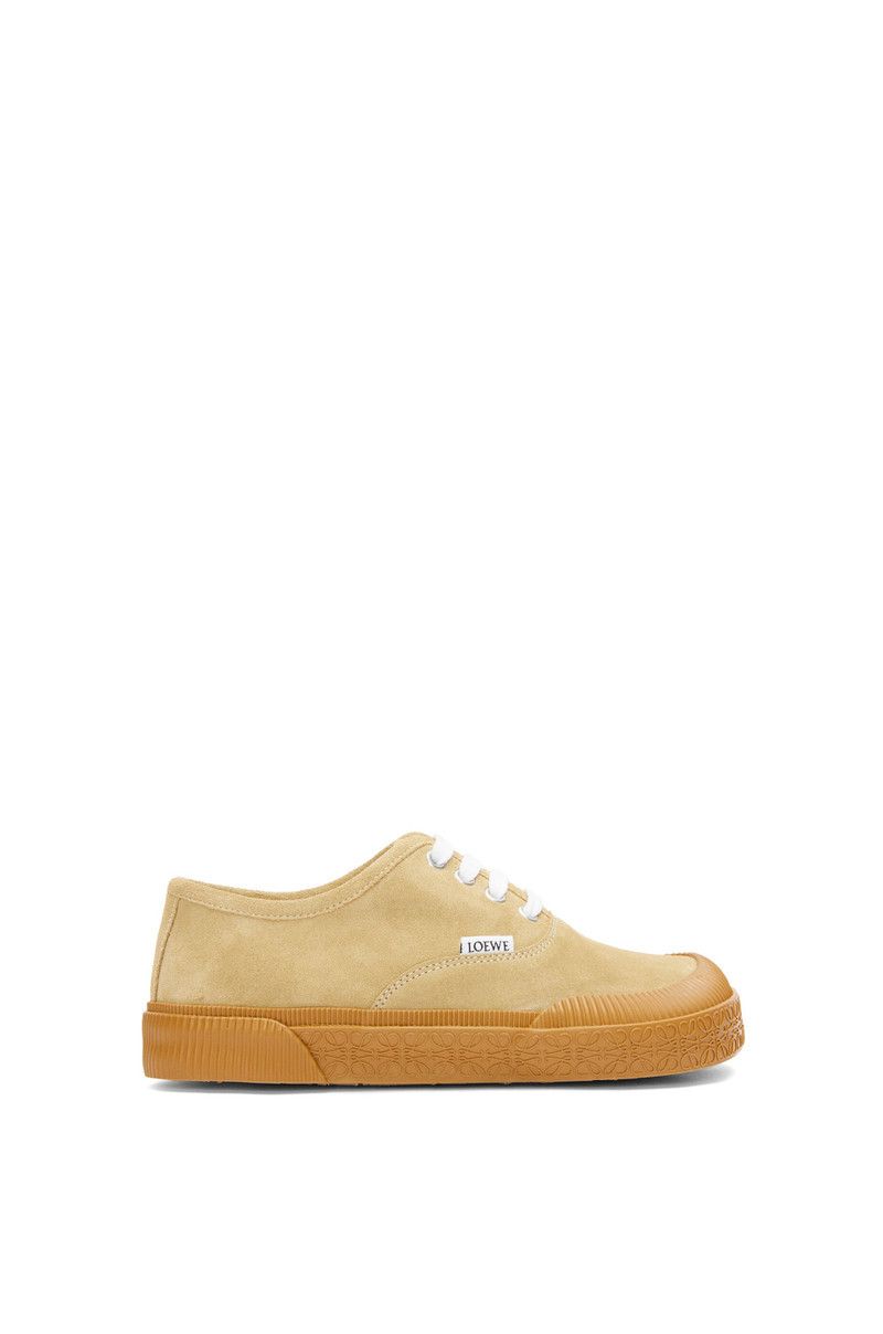 Loewe o1in1g0426 Terra Vulca Lace-Up Sneakers in Gold Size US 10 / EU 43 - 1 Thumbnail