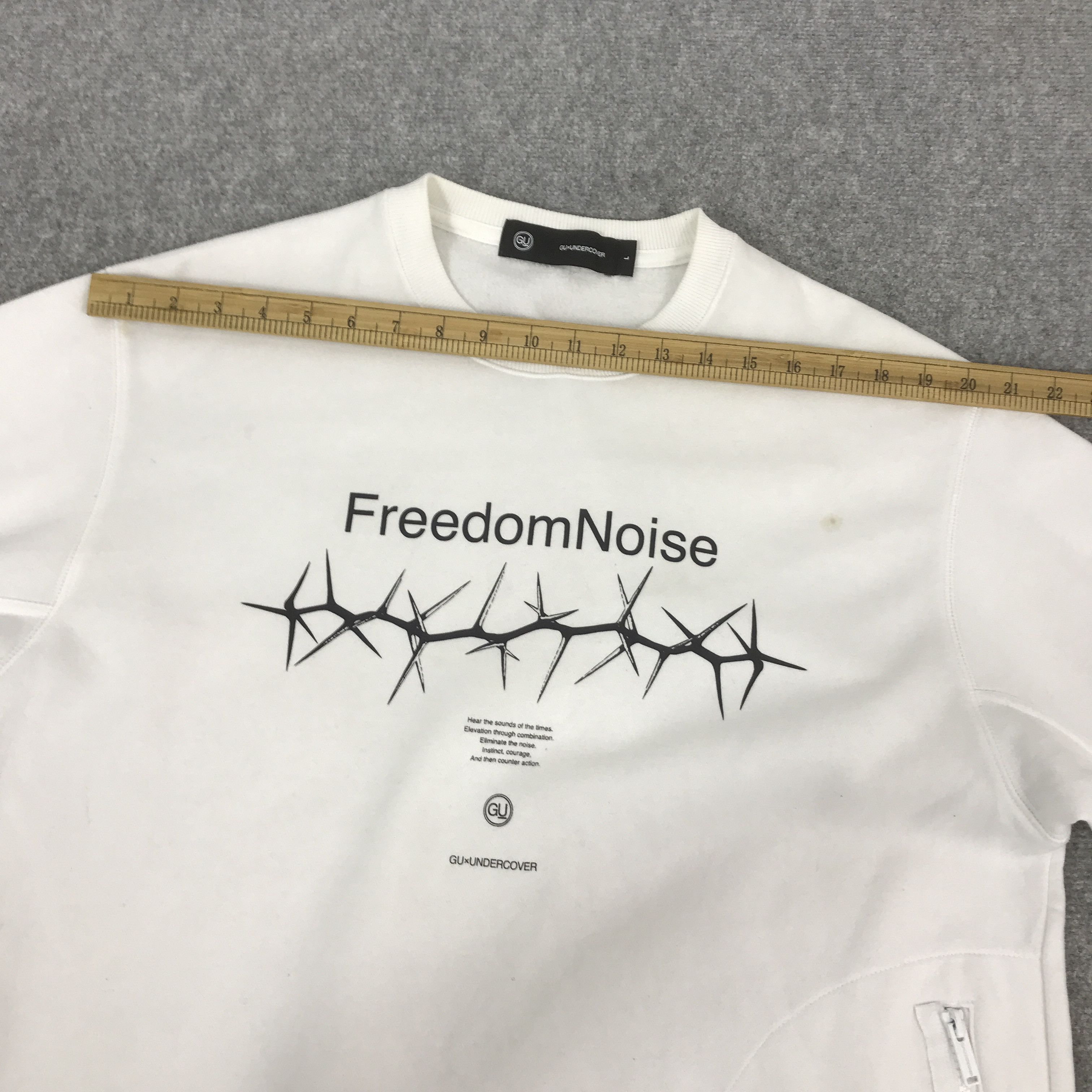 GU × Undercover UNDERCOVER FREEDOM NOISE SWEATSHIRT K76B17 Size US L / EU 52-54 / 3 - 5 Thumbnail
