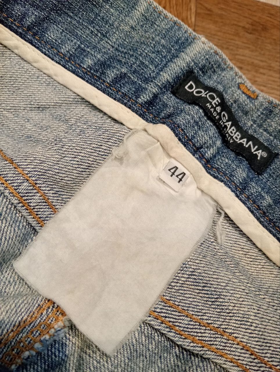 Dolce & Gabbana DOLCE & GABBANA BLUE DENIM DISTRESSED PANTS Size US 32 / EU 48 - 11 Thumbnail