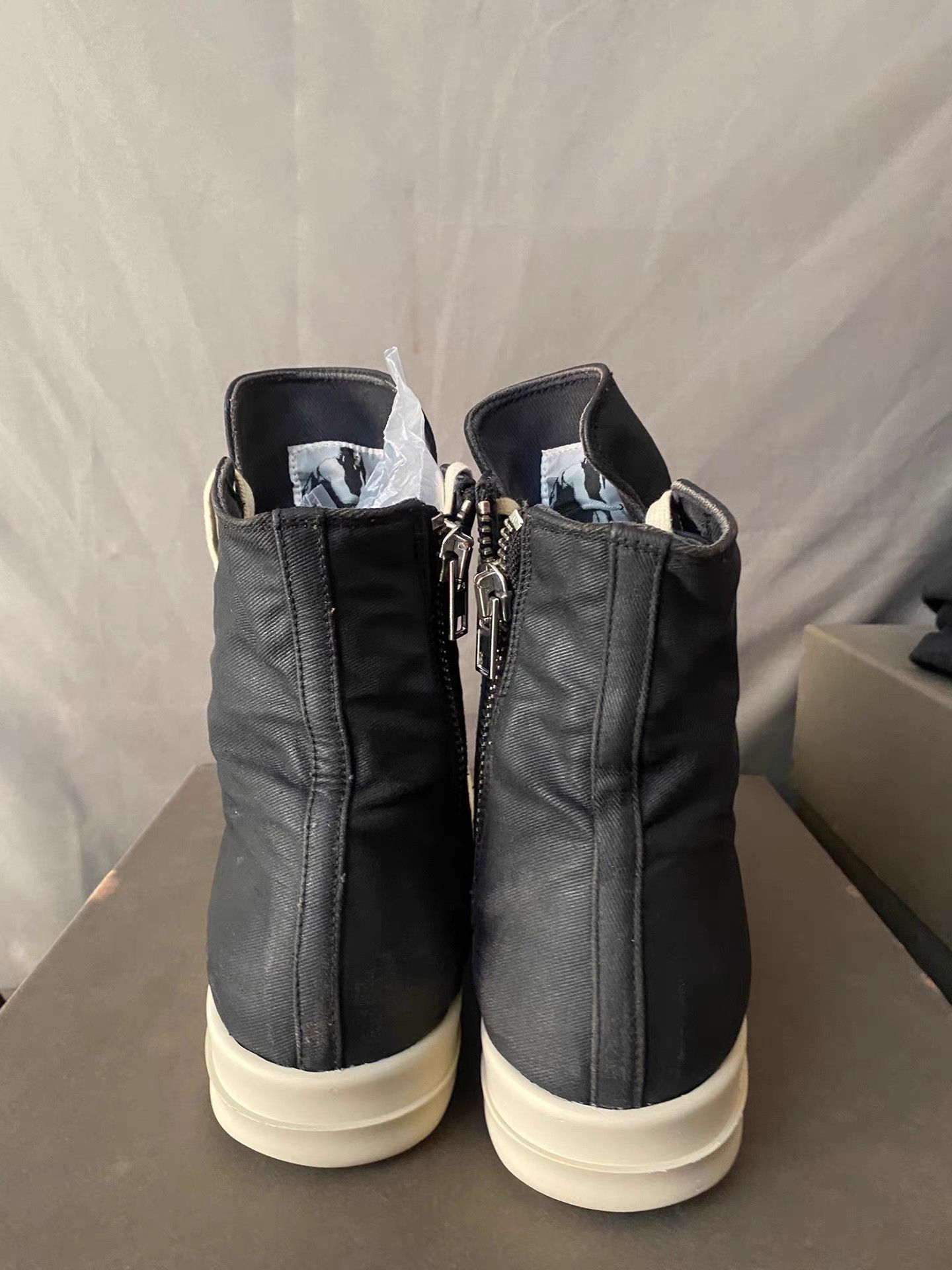 Rick Owens Rick Owens Waxed Canvas Jumbo Low Size US 7 / EU 40 - 2 Thumbnail