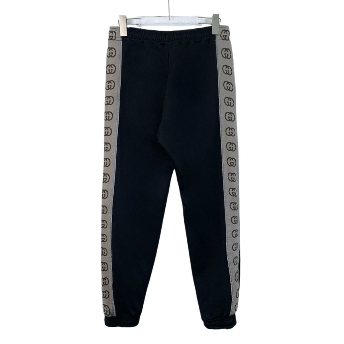 Gucci Gucci Black Side Logo Jacquard Cuffed Sports Pants K26WX Size US 30 / EU 46 - 2 Thumbnail