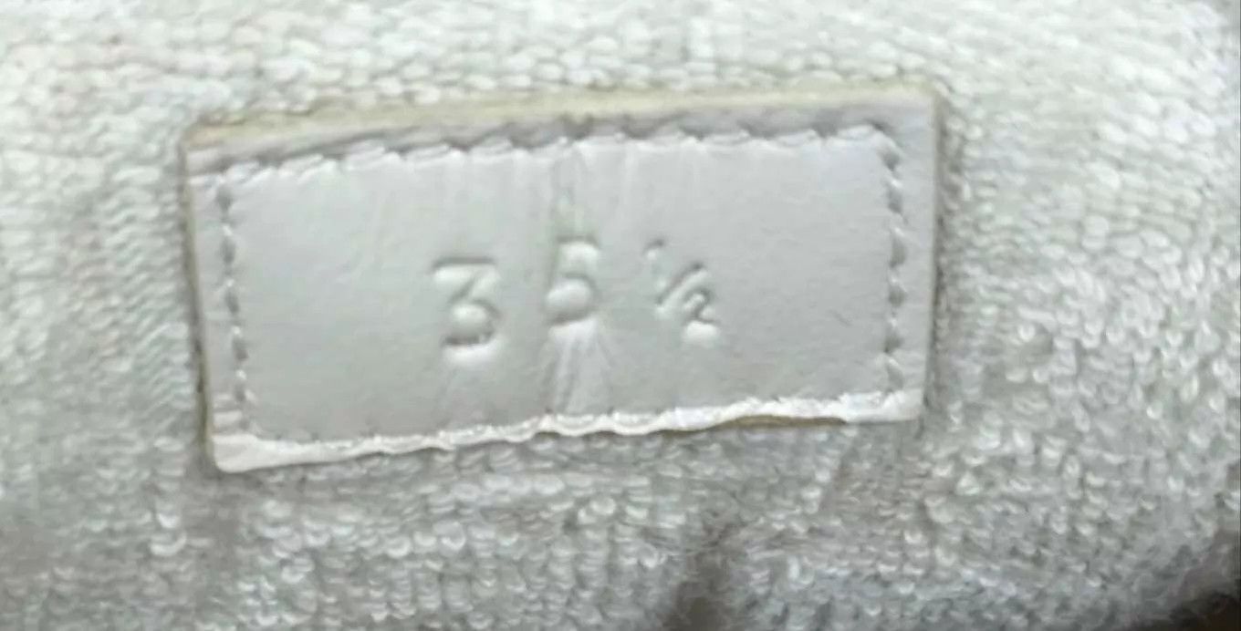 Gucci GUCCI Enamel Distressed Sneaker Women's 35.5 Size US 5 / IT 35 - 7 Thumbnail