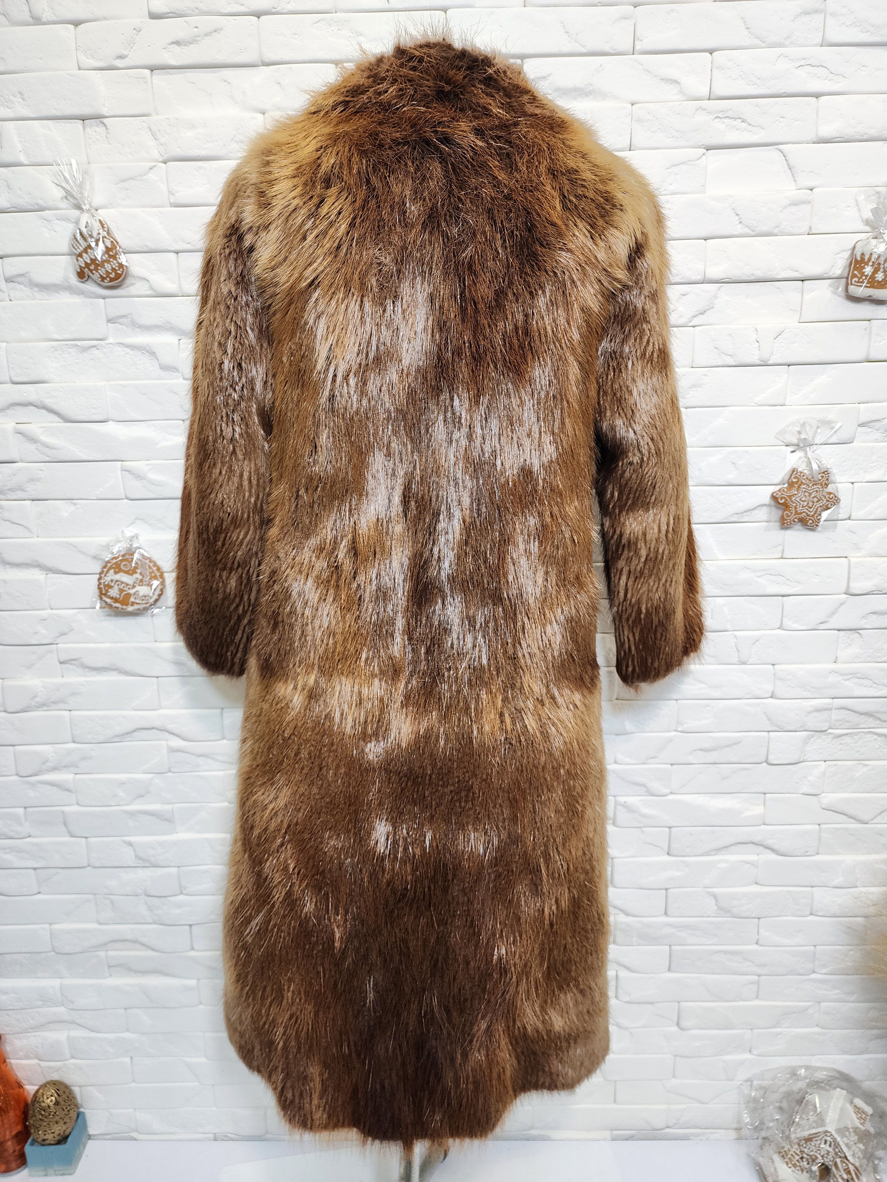 Uniqlo Brown Fur Coat - Women's Vintage Fur Size M / US 6-8 / IT 42-44 - 4 Thumbnail