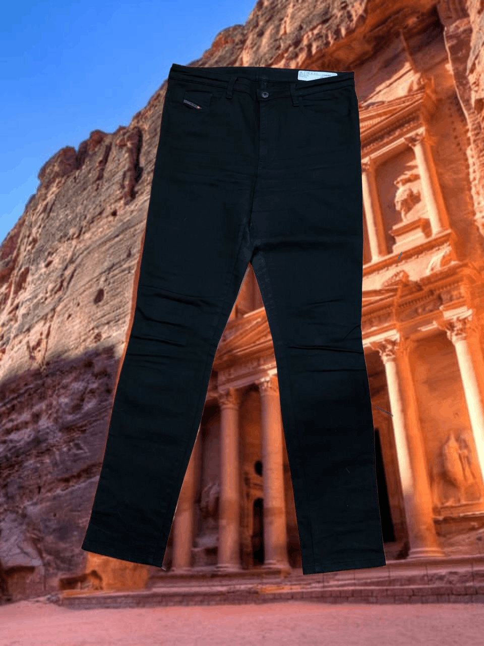 Diesel DIESEL black jeans vintage Y2K stretch super slim-skinny Size 30" / US 8 / IT 44 - 1 Thumbnail