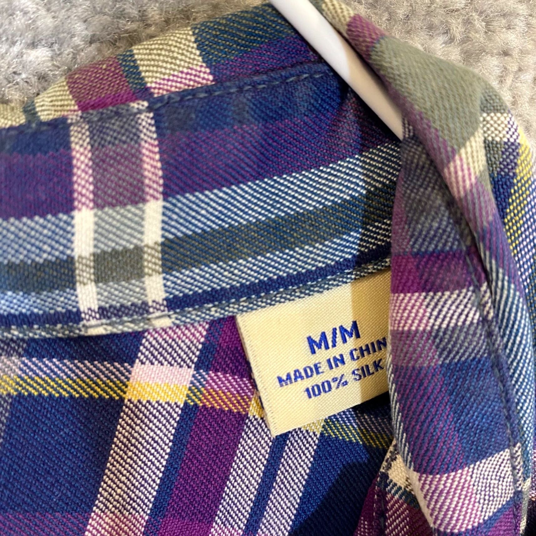 Tommy Bahama Tommy Bahama Shirt Mens Medium Multicolor Plaid 100% Silk Button Up Hawaiian Top Size US M / EU 48-50 / 2 - 3 Thumbnail