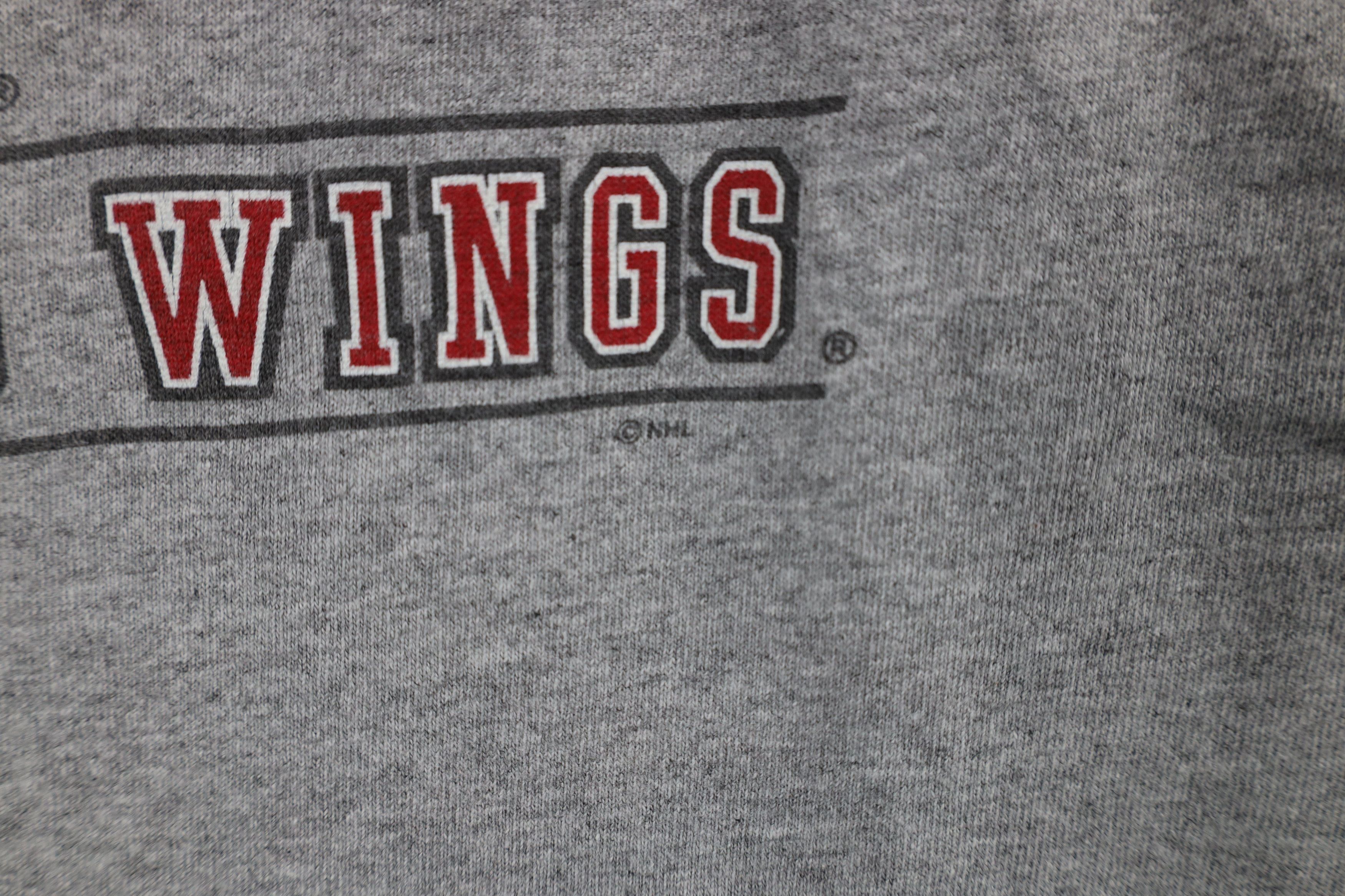 Vintage Vintage Y2K 2002 Detroit Red Wings Hockey T-Shirt Gray Size US L / EU 52-54 / 3 - 7 Thumbnail