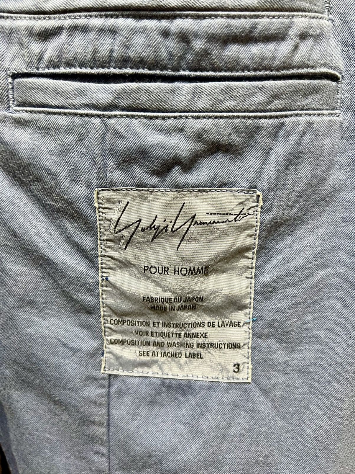 Yohji Yamamoto YOHJI YAMAMOTO objet dyed blazer, size 3 Size 48R - 3 Thumbnail