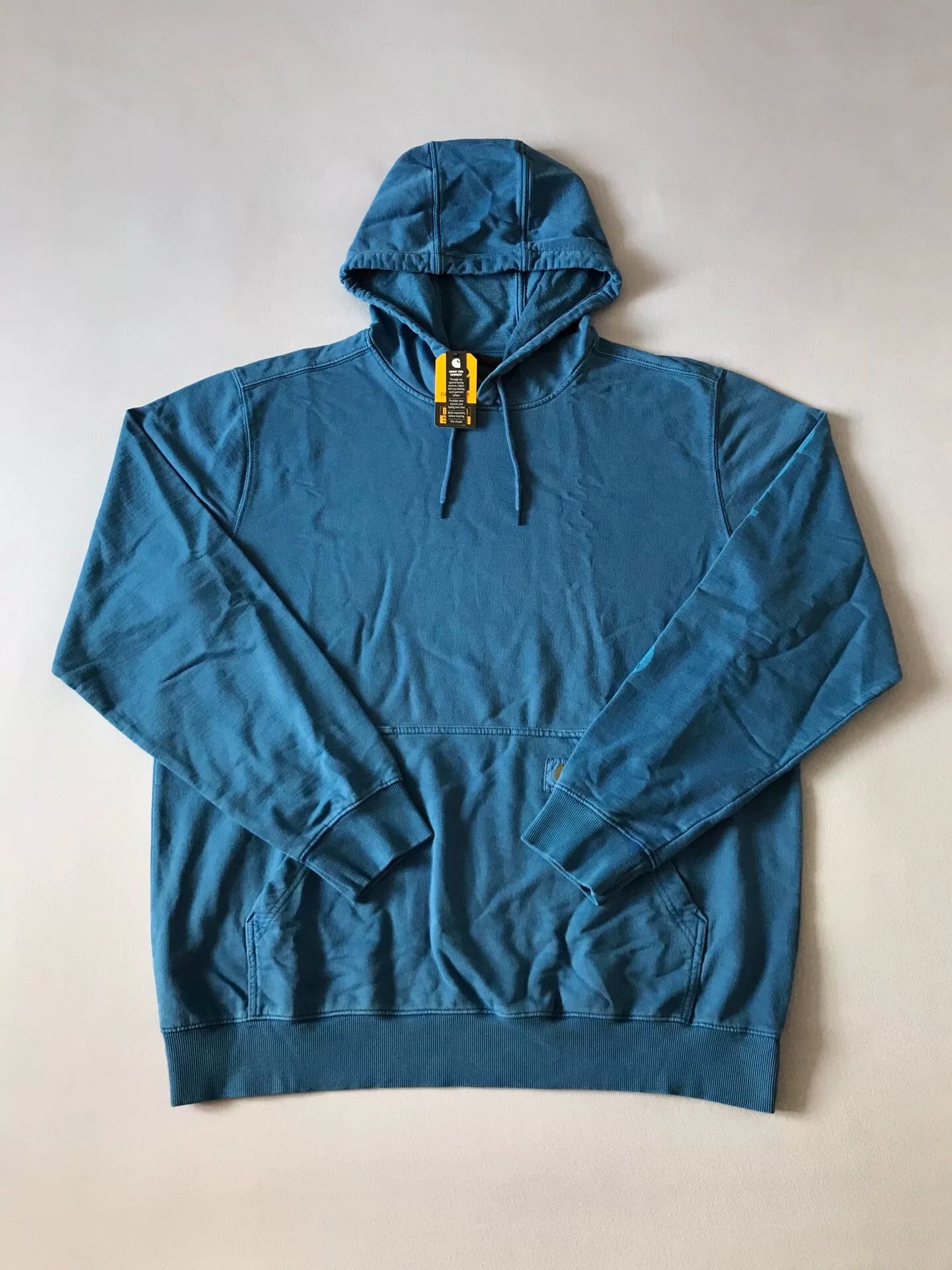 Carhartt Carhartt 106253 Distressed Blue Hoodie Size US L / EU 52-54 / 3 - 1 Thumbnail