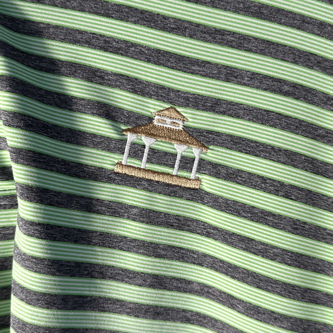 Footjoy **FootJoy Mens Striped Green Gray Golf Polo XL** User: FootJoy Mens Striped Green Gray Golf Polo XL Size US XL / EU 56 / 4 - 4 Thumbnail