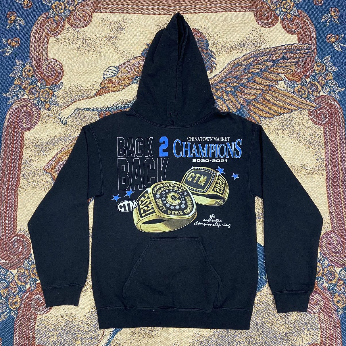 Market Chinatown Market Back 2 Back Champions Hoodie Size US M / EU 48-50 / 2 - 1 Thumbnail