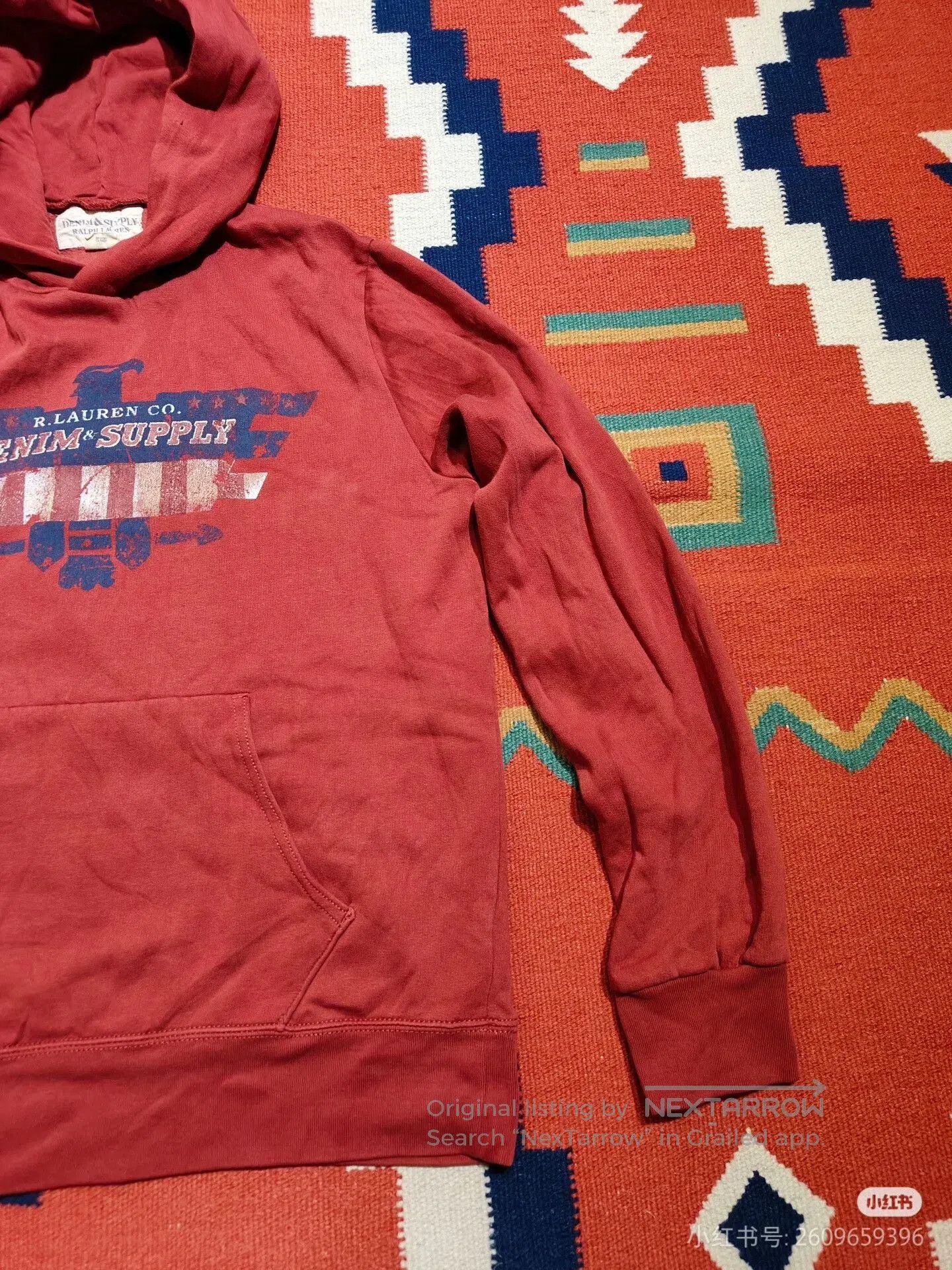 RRL Ralph Lauren RRL Indian Thunderbird Pattern Sweatshirt. Size US L / EU 52-54 / 3 - 2 Thumbnail