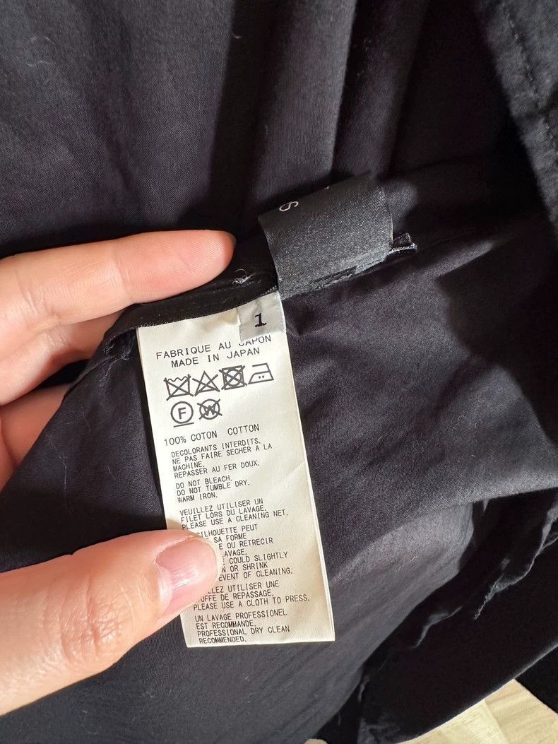 Yohji Yamamoto Yohji Yamamoto Yohji Yamamoto Irregular Cotton Shirt Size Size US S / EU 44-46 / 1 - 3 Thumbnail