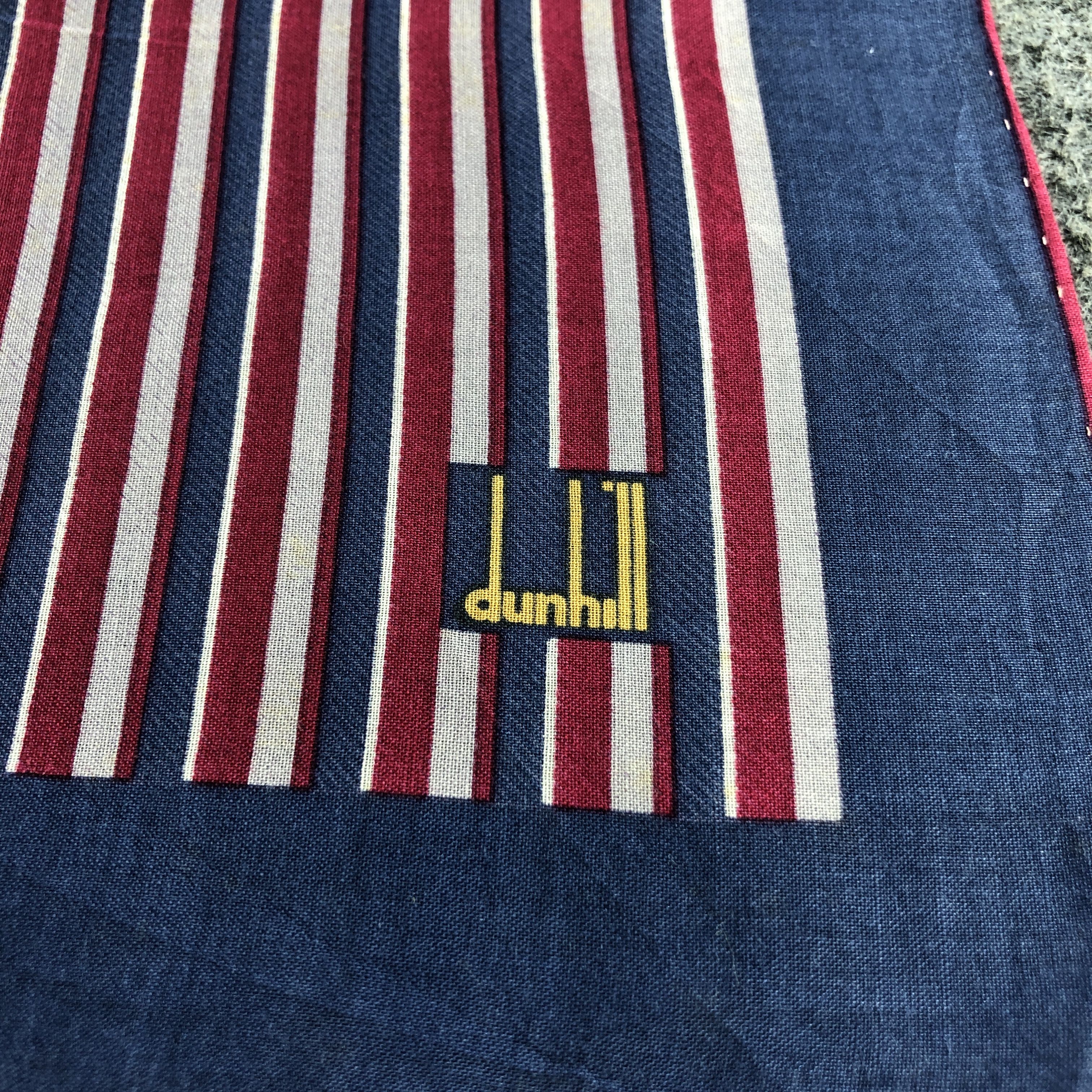 Alfred Dunhill Dunhill Hand Rolled Handkerchief Neckerchief Bandana H2455 Size ONE SIZE - 4 Thumbnail