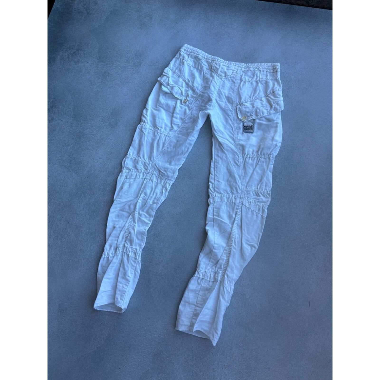 Marithe + Francois Girbaud VTG Marithe Francois Girbaud Woman Linen Pants Size 29" - 2 Thumbnail