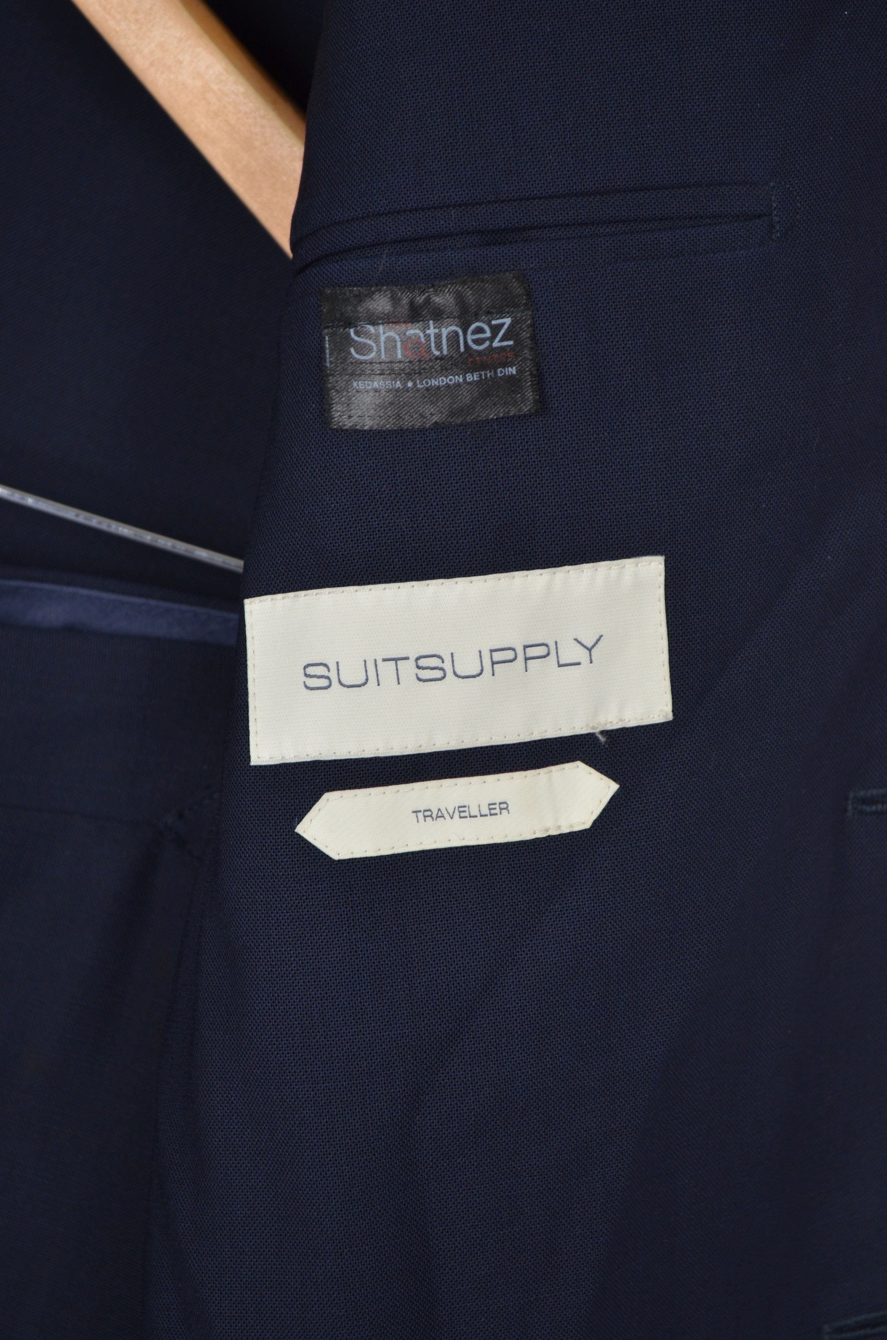 Designer × Suitsupply Suitsupply Traveller Havana Unlined Wool Suit Pants Blazer Size 34S - 10 Thumbnail