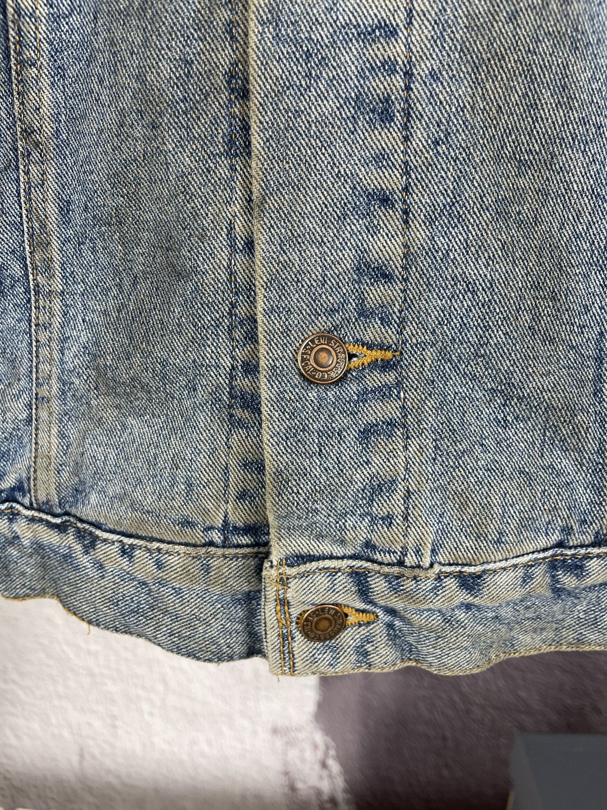 Levi's Levi’s vintage 90s faded checkered lining trucker jacket Size US XL / EU 56 / 4 - 12 Thumbnail
