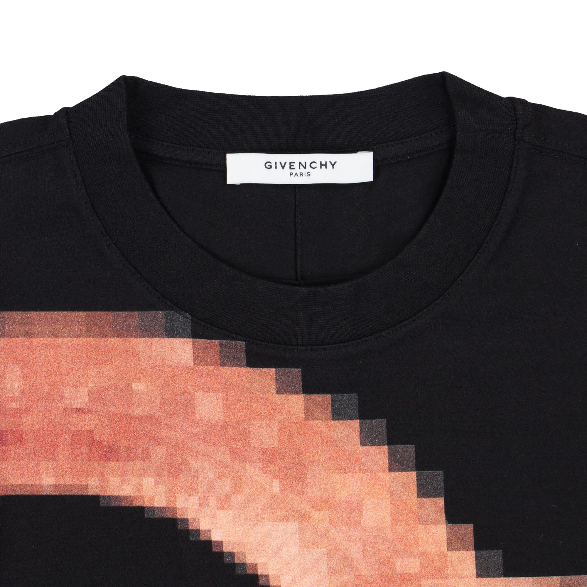 Givenchy Black Pixel Madonna Print T-Shirt Size US XS / EU 42 / 0 - 5 Thumbnail