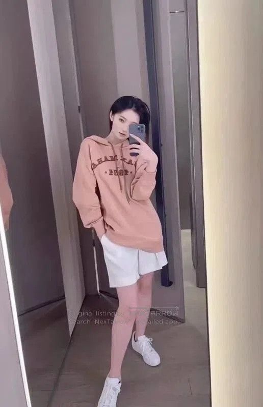 Max Mara MaxMara Orange Cotton Women's Hoodie . Size S / US 4 / IT 40 - 9 Thumbnail
