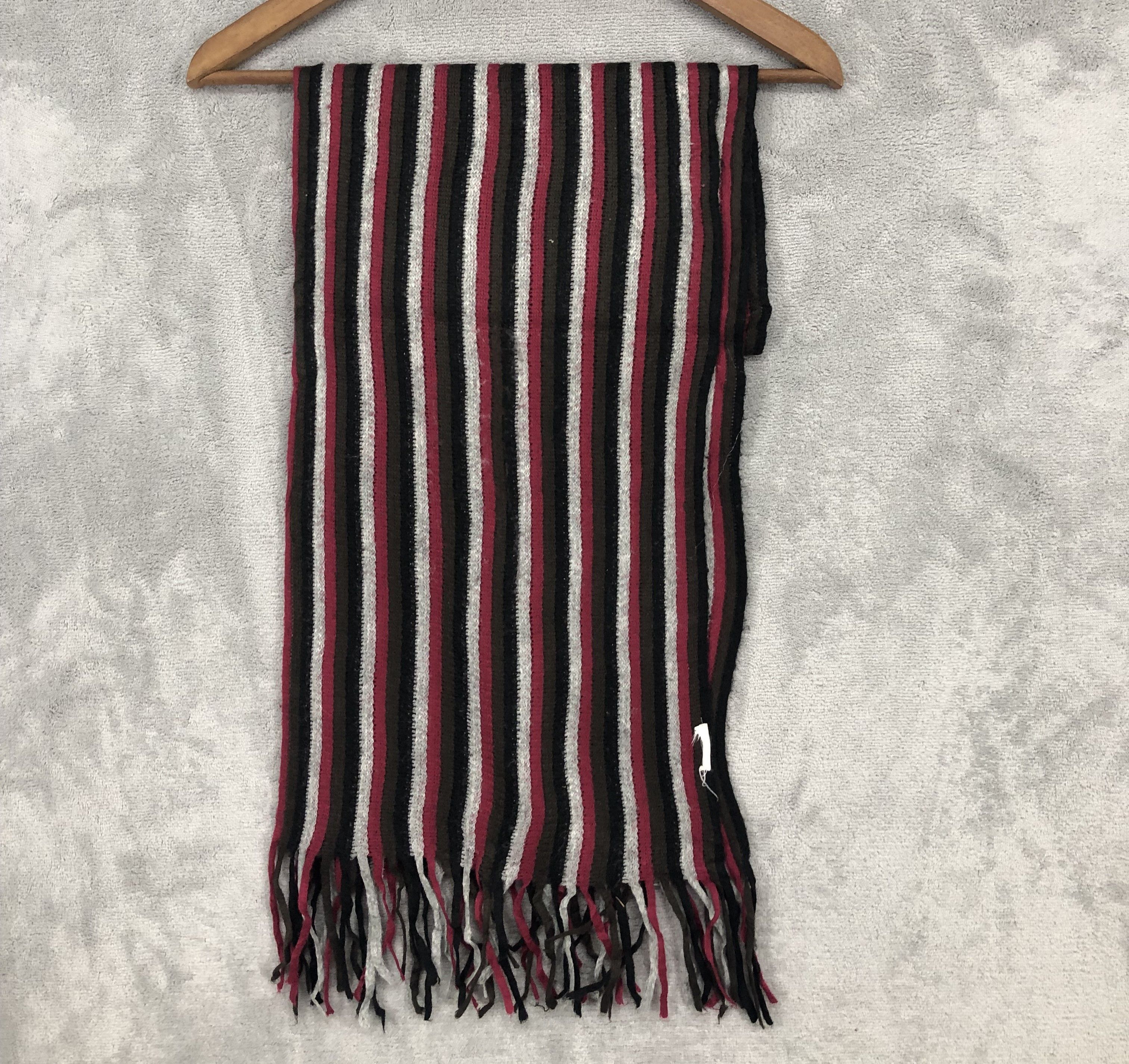 Comme Ca Ism Striped Scarf Muffler