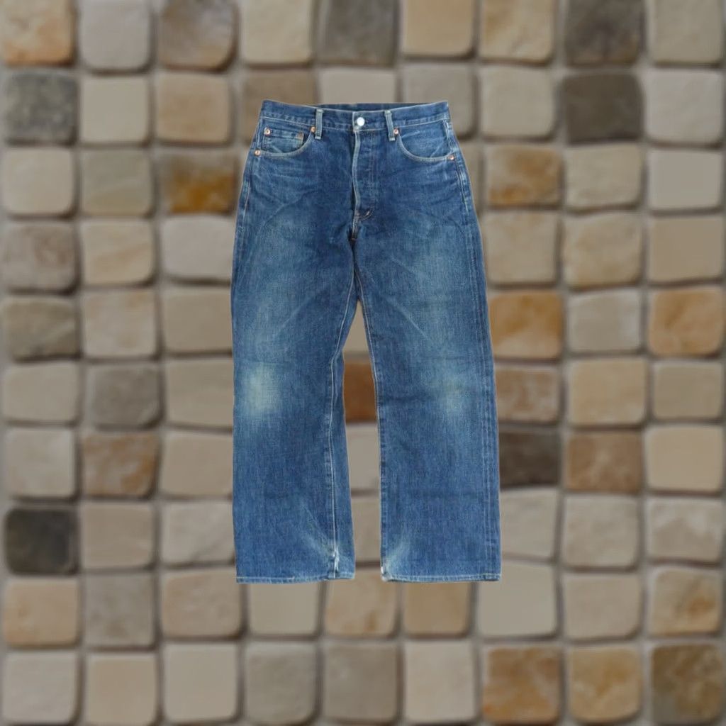 Levi's VINTAGE Levi's 90s Made in Japan BIG E 503B-XX Selvedge Denim Pants Jeans W31 Men Blue Regular Size 31 Leather Wear Size US 31 - 1 Thumbnail