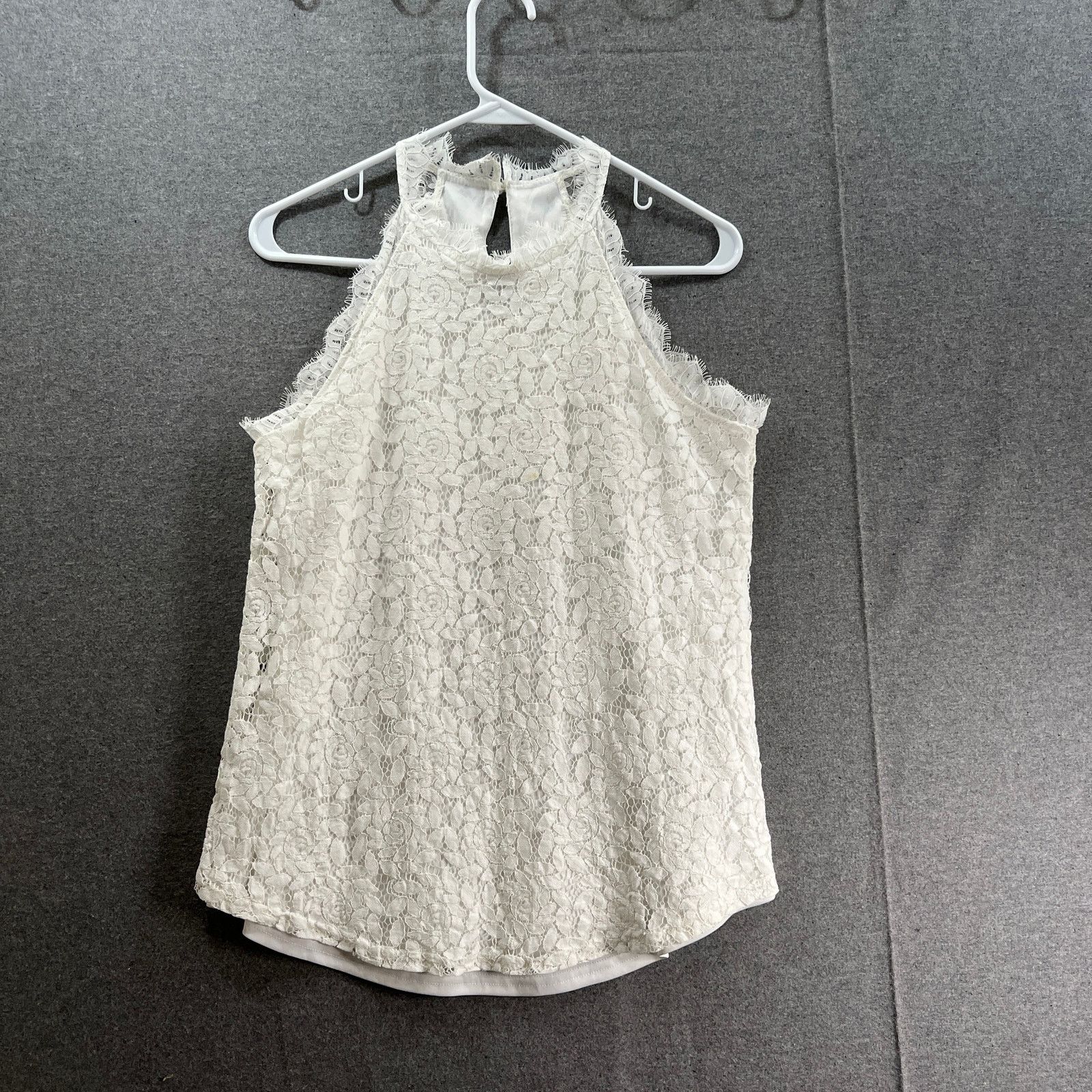 Other Berryou White Lace Shirt Women Medium Top Ladies Size M / US 6-8 / IT 42-44 - 1 Thumbnail