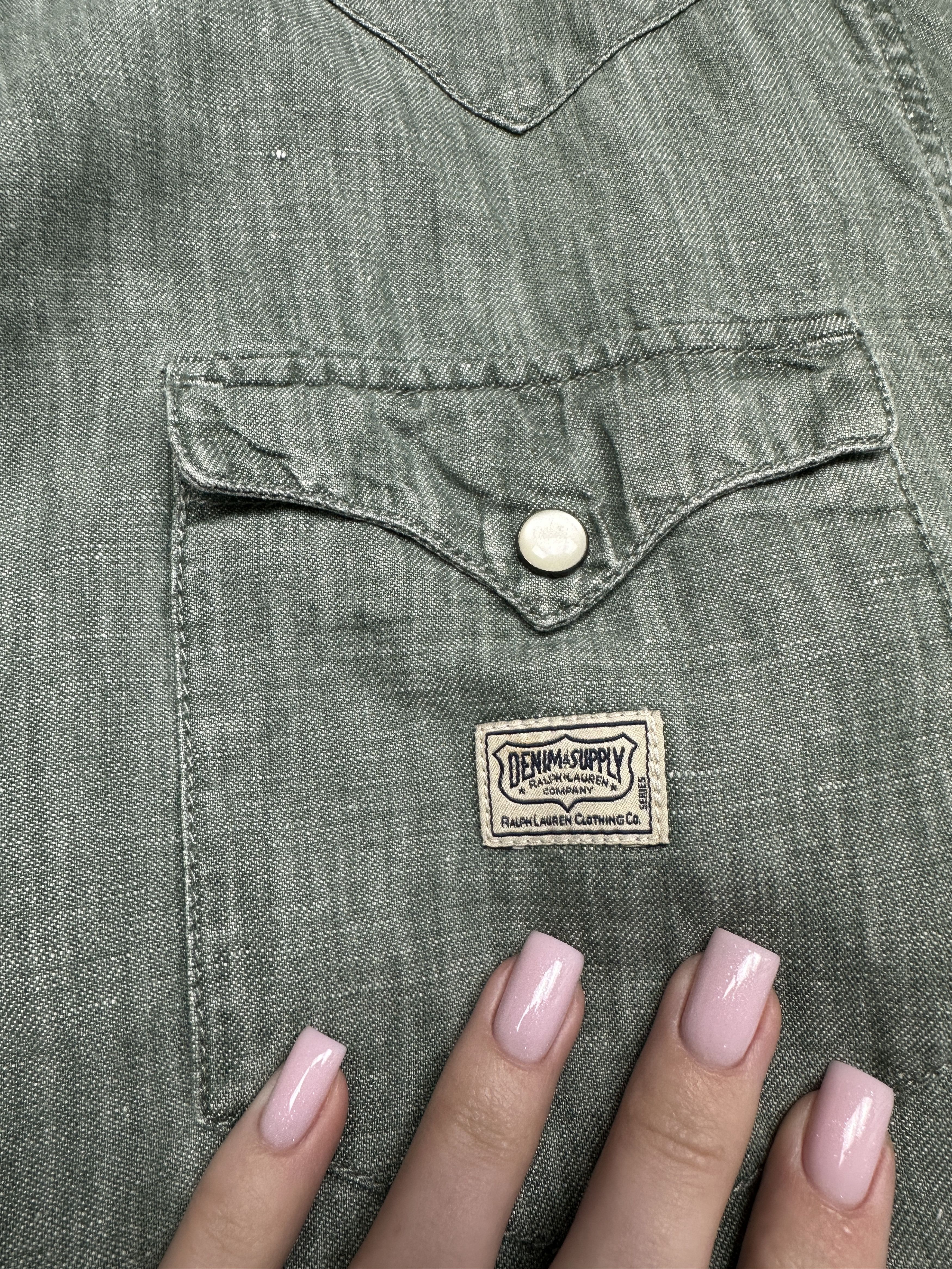 Denim & Supply Ralph Lauren Denim And Supply Ralph Lauren Mens Linen Shirt Size US L / EU 52-54 / 3 - 3 Thumbnail
