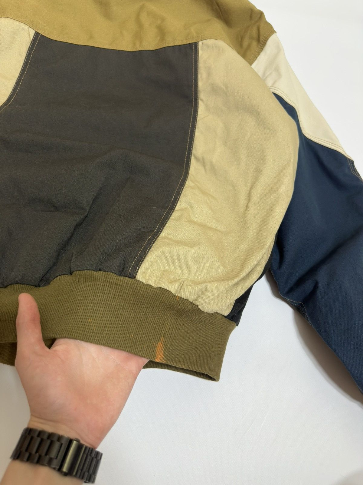 Carhartt Vintage Reworked Carhartt Patchwork Canvas Active Jacket Size US XL / EU 56 / 4 - 13 Thumbnail