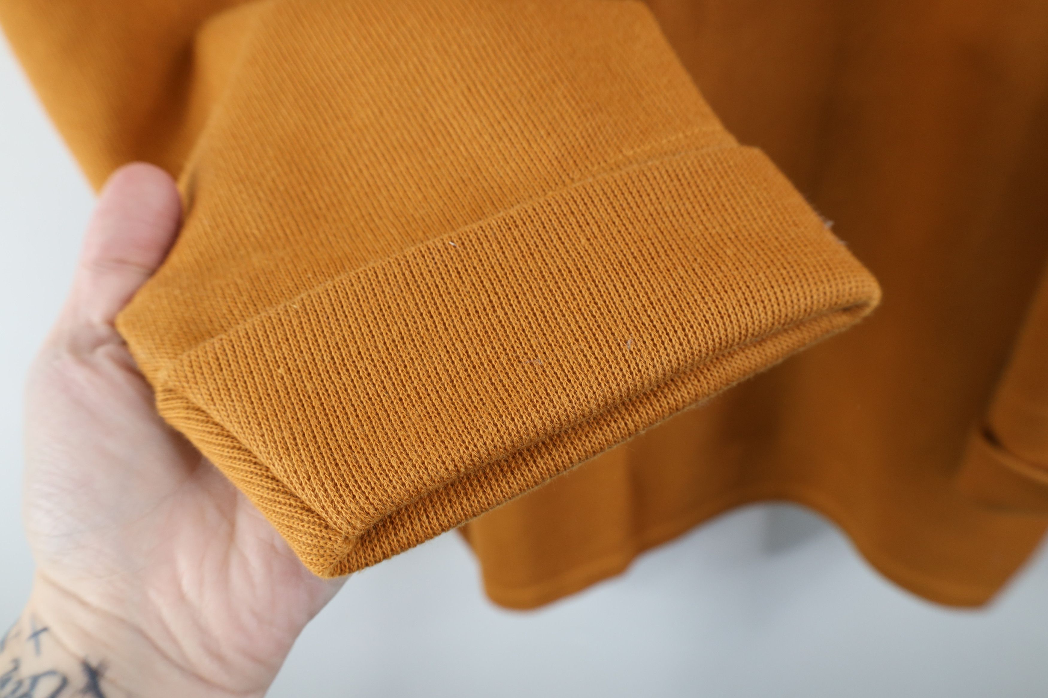 Express × Vintage Vintage 90s Express Ribbed Knit 3/4 Sleeve T-Shirt Orange Size XL / US 12-14 / IT 48-50 - 5 Thumbnail