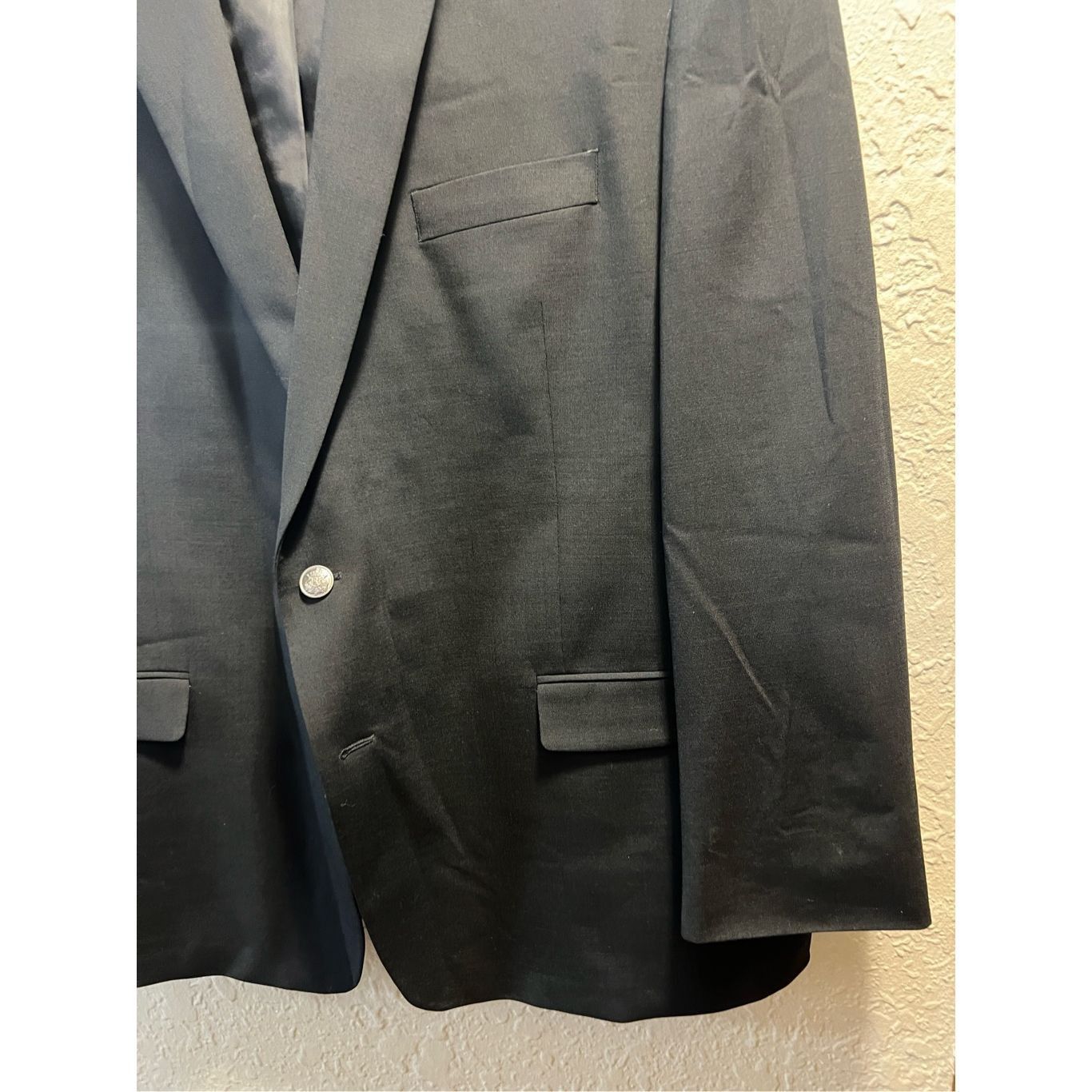Michael Kors Michael Michael Kors Black Tux Top Men’s Size 50R 54% Polyes Size 50R - 4 Thumbnail