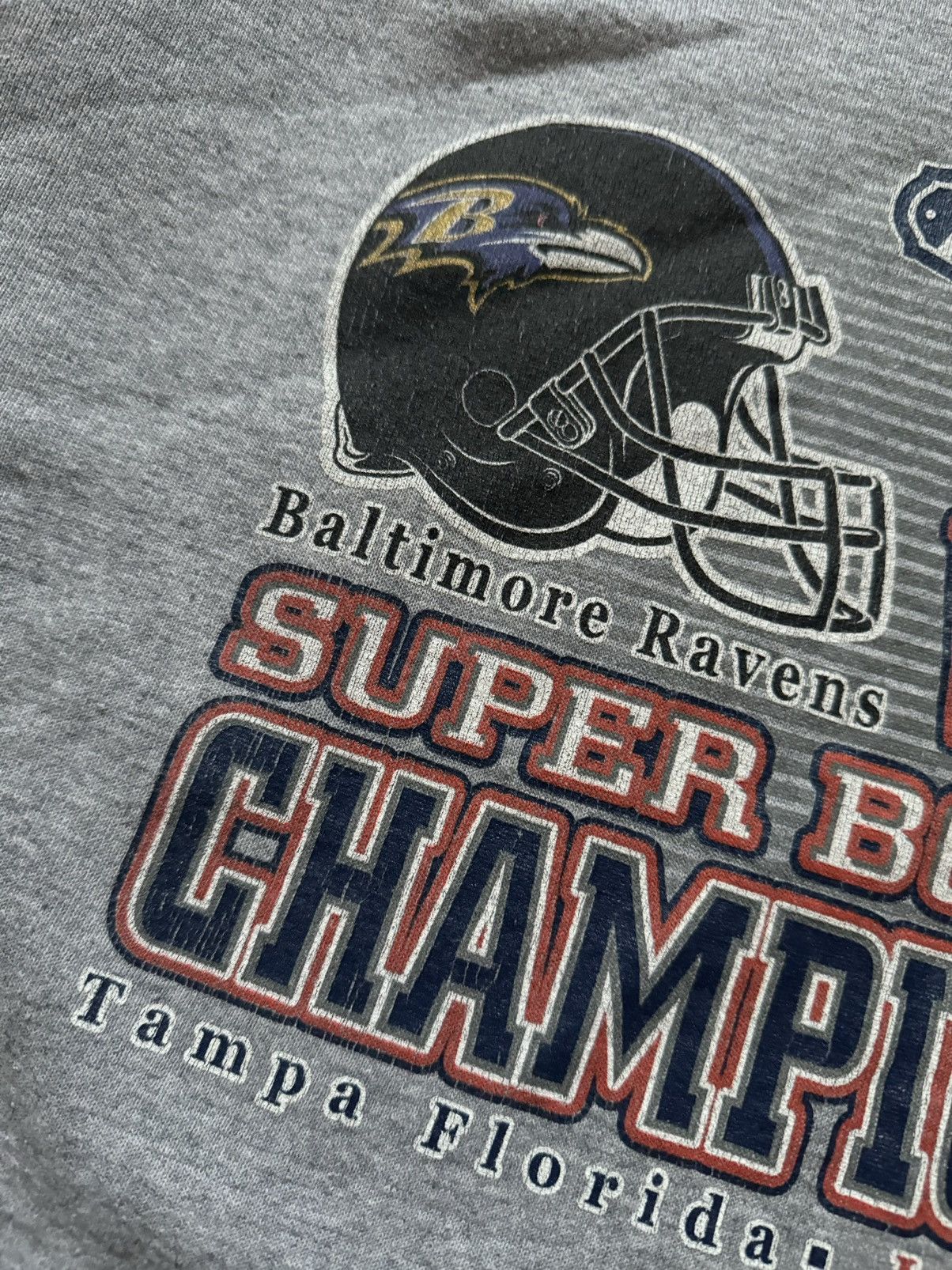 NFL × Vintage NFL Super Bowl XXXV championship 2001 sweatshirt long sleeve Size US XXL / EU 58 / 5 - 8 Thumbnail